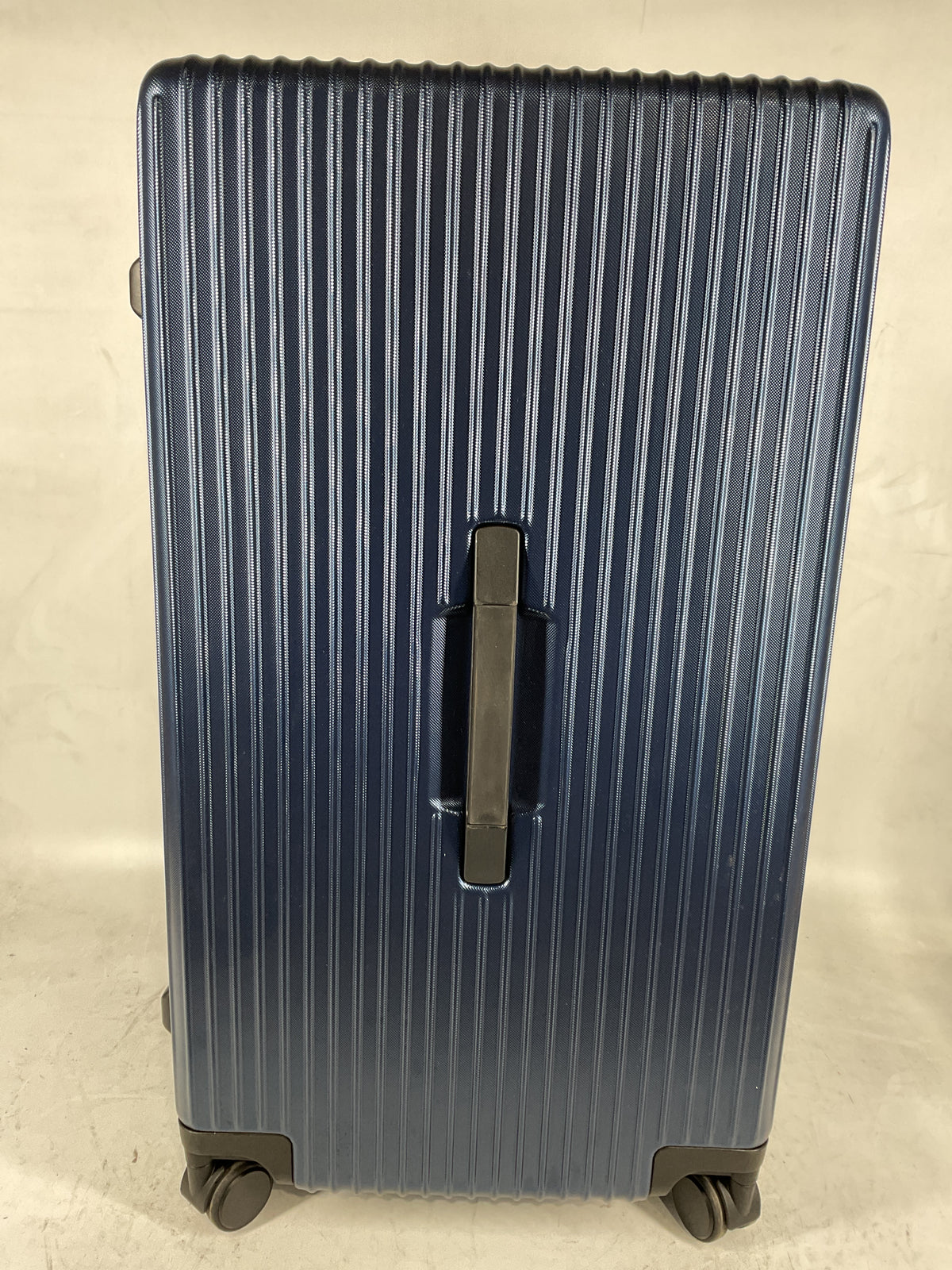 DELSEY PARIS Chatelet Air 2.0 Hardside Luggage Trunk with Spinner Wheels, Navy Blue, Checked-26 Inch Navy Blue Checked-26 Inch Trunk U1
