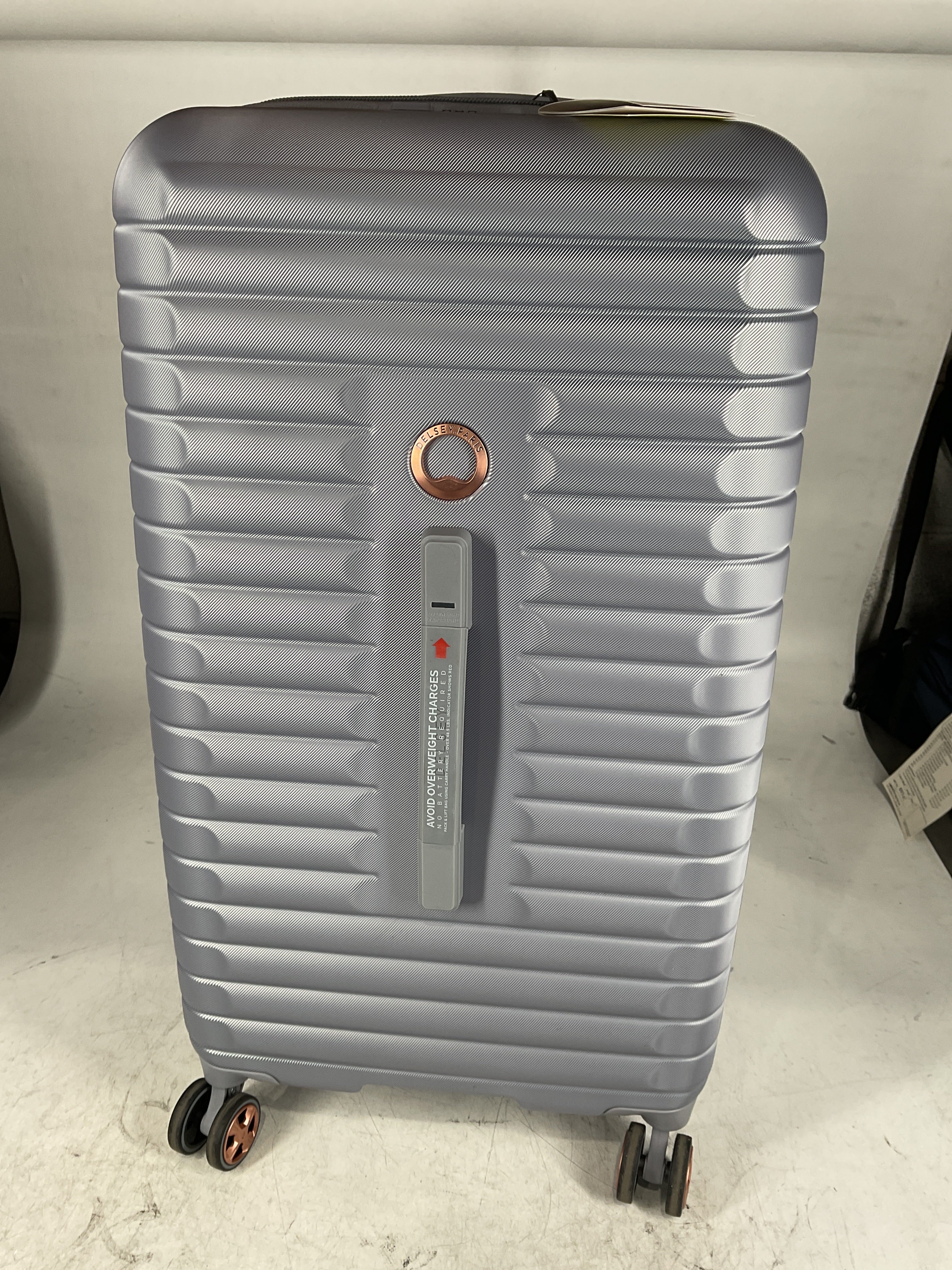 DELSEY PARIS Cruise 3.0 Hardside Expandable Luggage with Spinner Wheels, Platinum, Checked 26 Inch Trunk U1