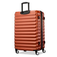 Samsonite Hard-Sided 28-Inch Lightweight Checked Large Expandable Element Suitcase: Durable, 360 Spinner Wheels, Adjustable Telescopic Handle, TSA-Approved Lock ( Copper Orange , 28-Inch Checked-Large ) Copper Orange 28 Inch Checked Large U1