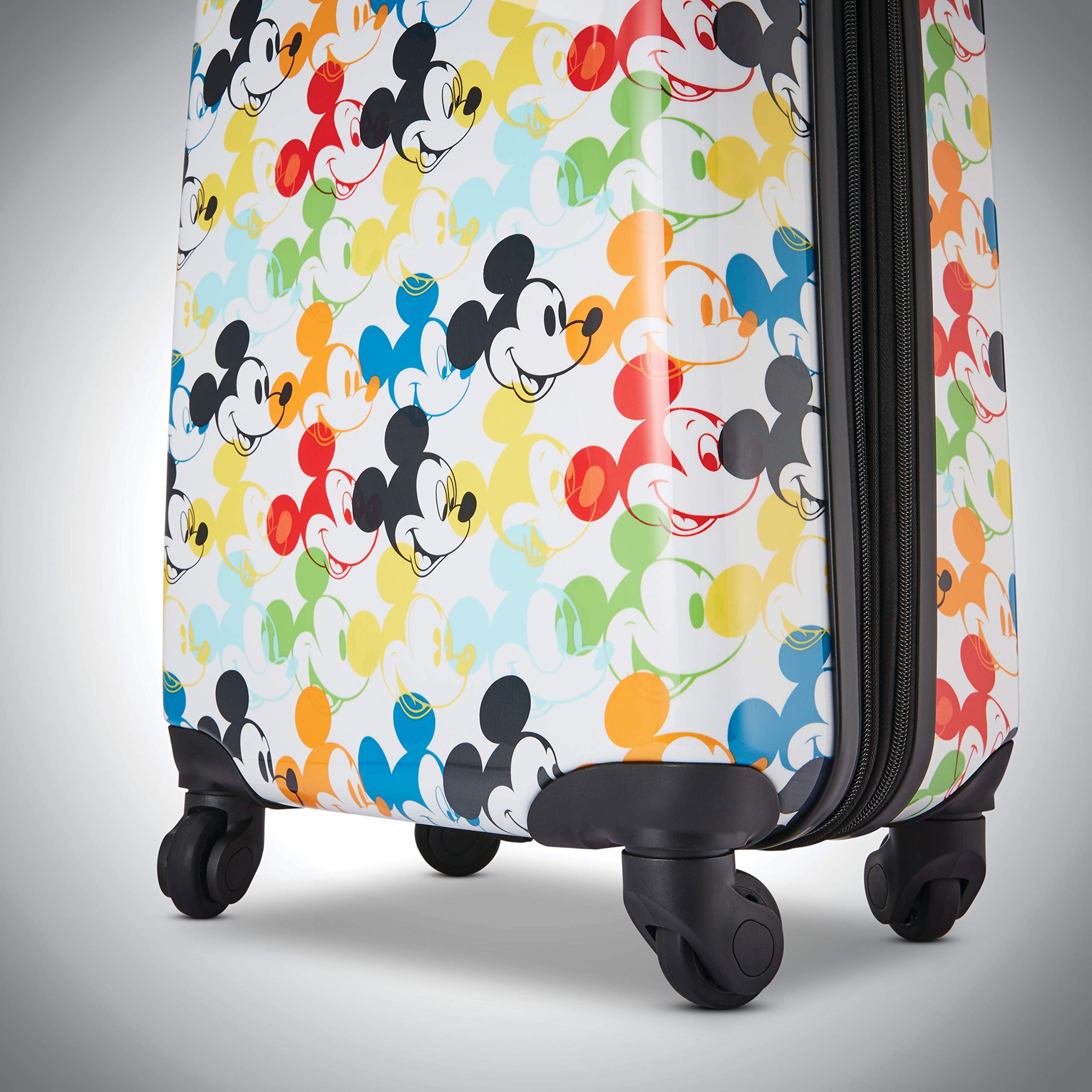 American Tourister Disney Hardside Luggage with Spinner Wheels ( Multicolor/Mickey Mouse 2 , 2-Piece Set (18/21) ) Multicolor/Mickey Mouse 2 2 Piece Set 18 21 U1
