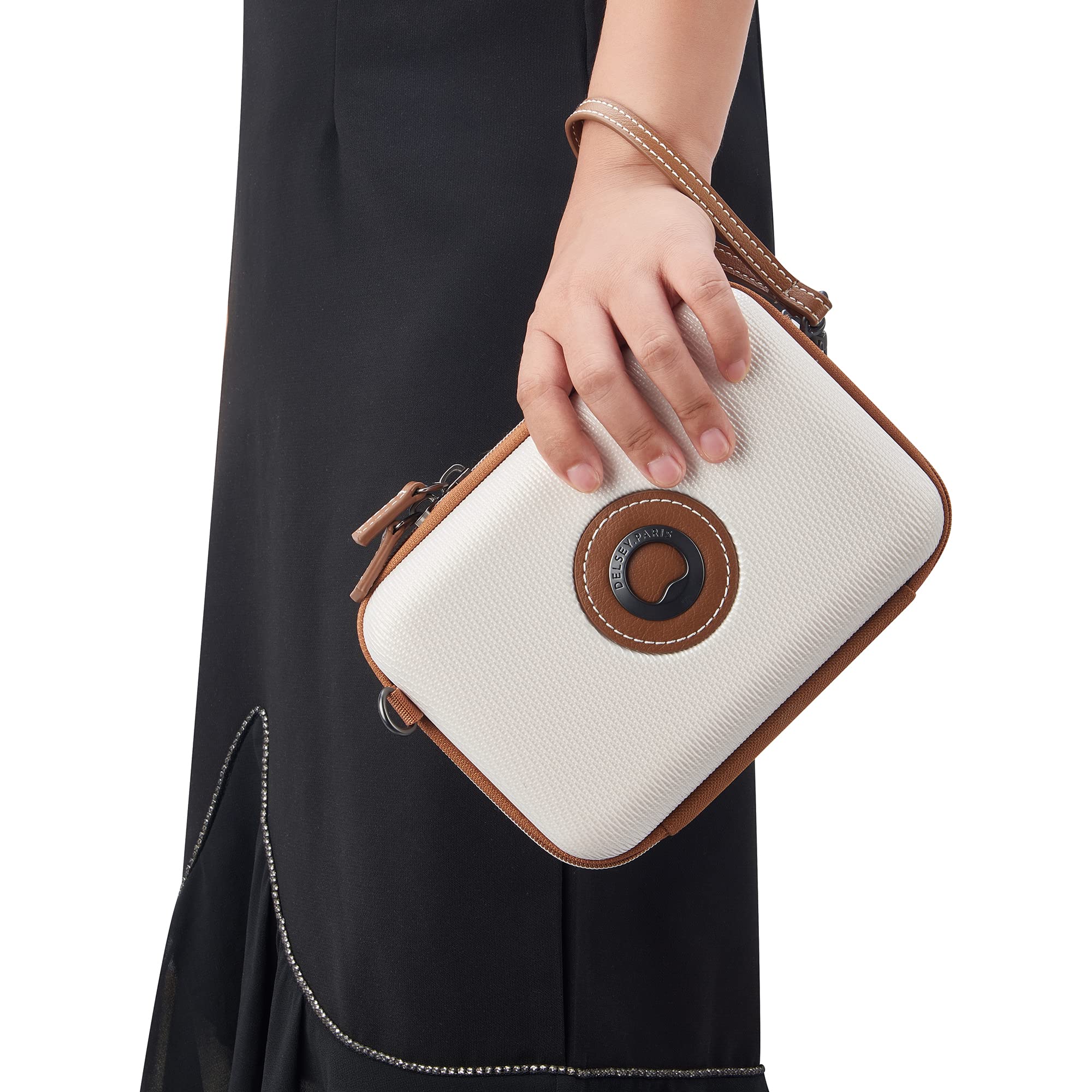 DELSEY Paris Women's Chatelet Air 2.0 Clutch and Crossbody Bag Angora One Size U1