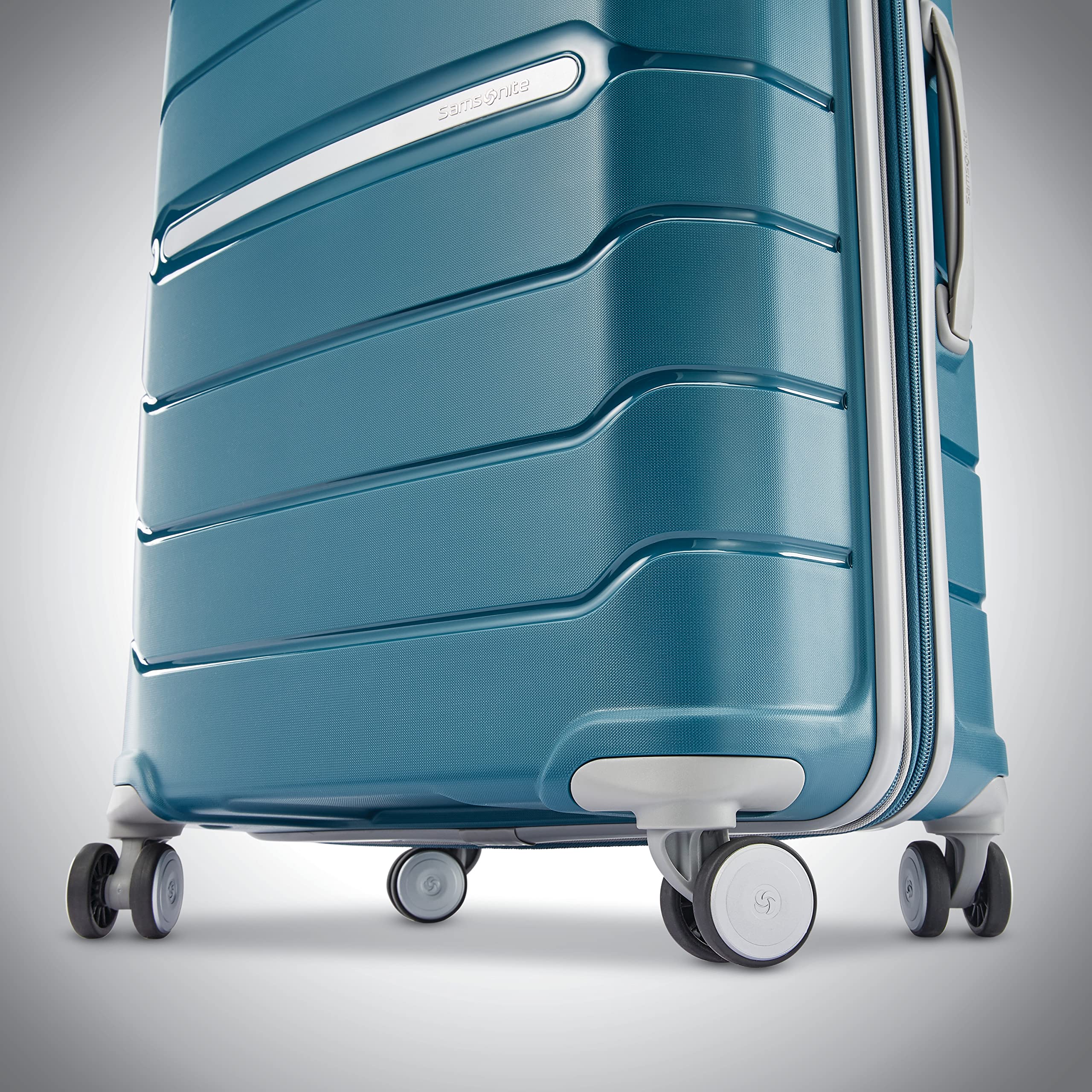 Samsonite Freeform Hardside Expandable with Double Spinner Wheels ( Dark Teal , Carry-on Spinner ) Dark Teal Carry On Spinner U15