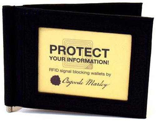 Osgoode Marley RFID Money Clip Mens Leather Wallet - Black Black One Size U1