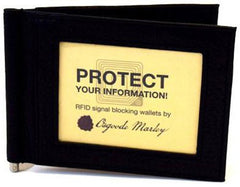 Osgoode Marley RFID Money Clip Mens Leather Wallet - Black Black One Size U1