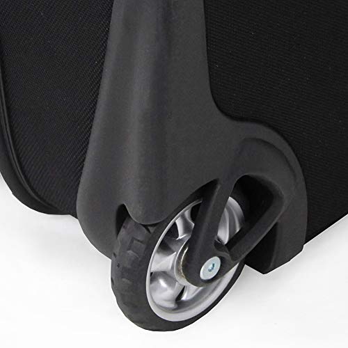 Pathfinder Gear 26 Inch Rolling Drop Bottom Duffel, Black, One Size U1