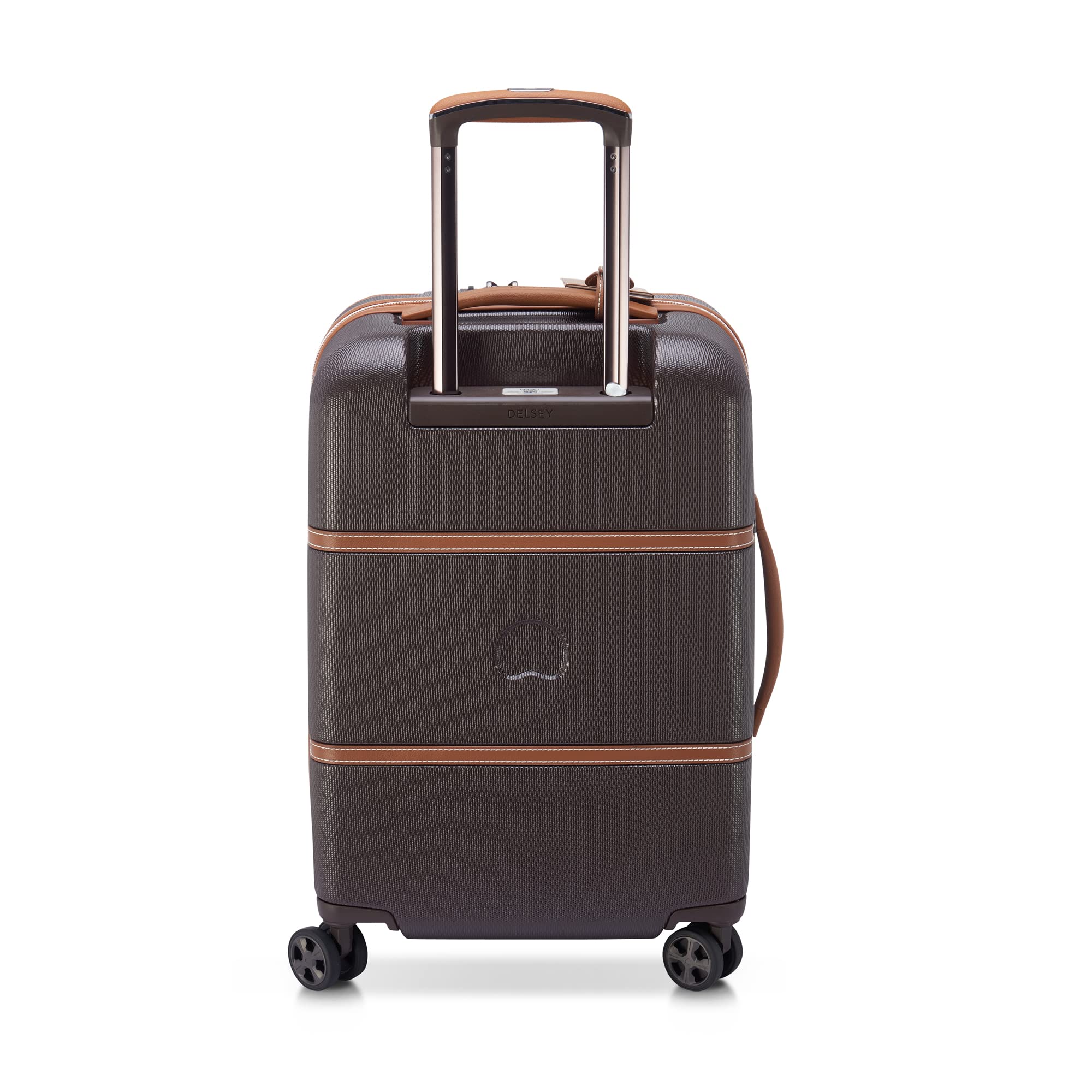DELSEY Paris Chatelet Air 2.0 Hardside Luggage with Spinner Wheels Chocolate Brown Carry On 21 Inch U3