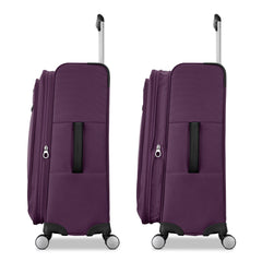 Samsonite Element Carry-On Soft-Sided Expandable 21-Inch Suitcase: Airline Approved for Most Major Airlines, Durable, 360 Spinner Wheels, Adjustable Handle, 2 Front & Side Pocket ( Purple , 21-Inch Carry-On ) Purple 21 Inch Carry On U5