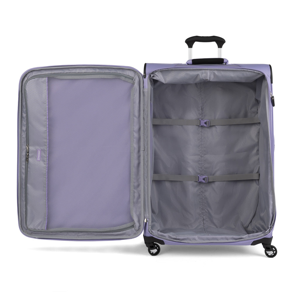 Travelpro Maxlite 5 Softside Expandable Luggage with 4 Spinner Wheels, Lightweight Suitcase, Men and Women Violet 3 Piece Set 21 25 29 U1