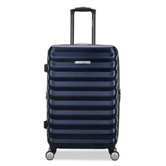 Samsonite Hard-Sided 24-Inch Lightweight Checked Medium Expandable Element Suitcase: Durable, 360 Spinner Wheels, Adjustable Telescopic Handle, TSA-Approved Lock ( Navy , 24-Inch Checked-Medium ) Navy 24 Inch Checked Medium U1