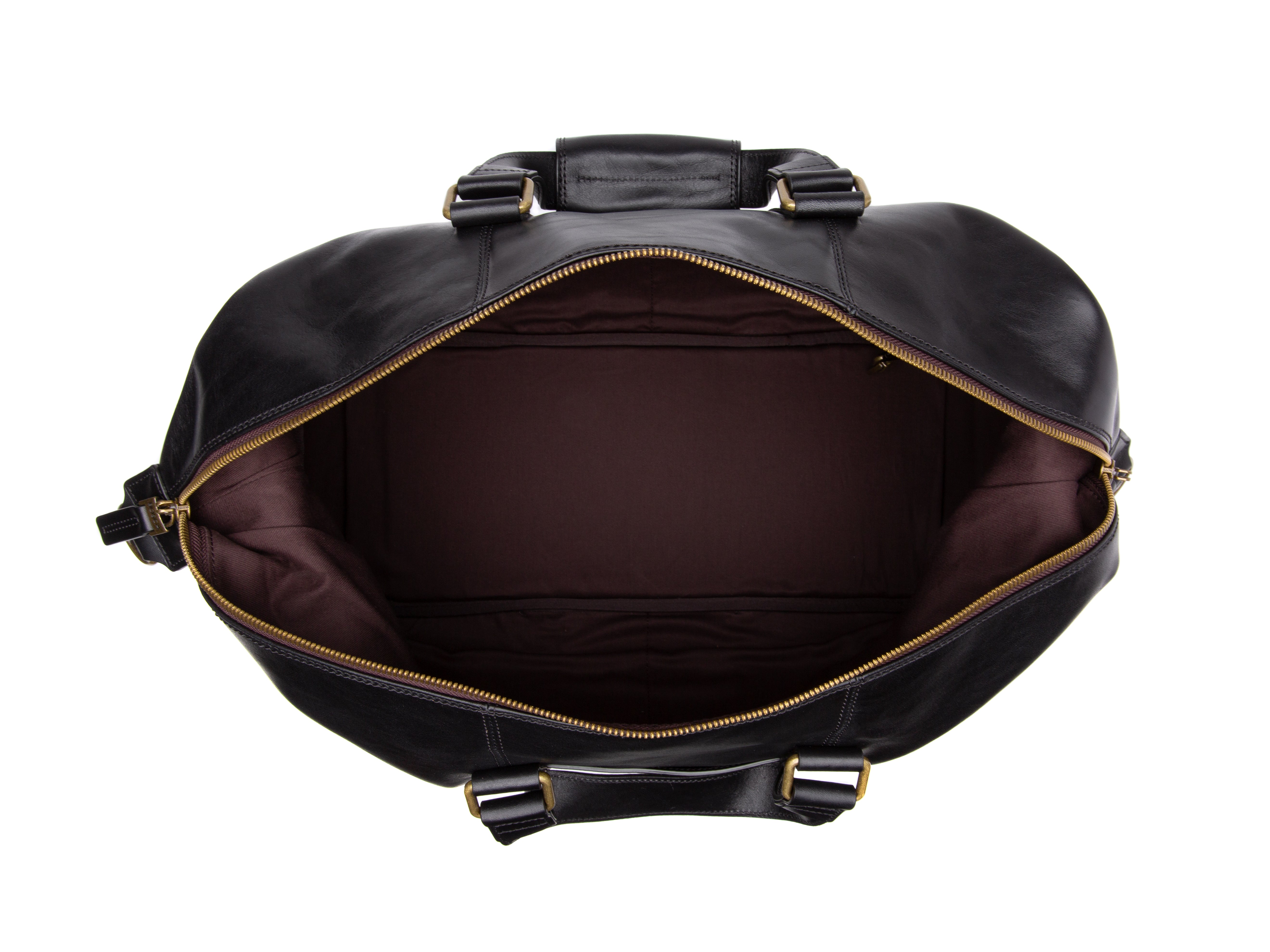 Bosca Men's Dolce Duffle Bag ( Black , One Size ) Black One Size U1