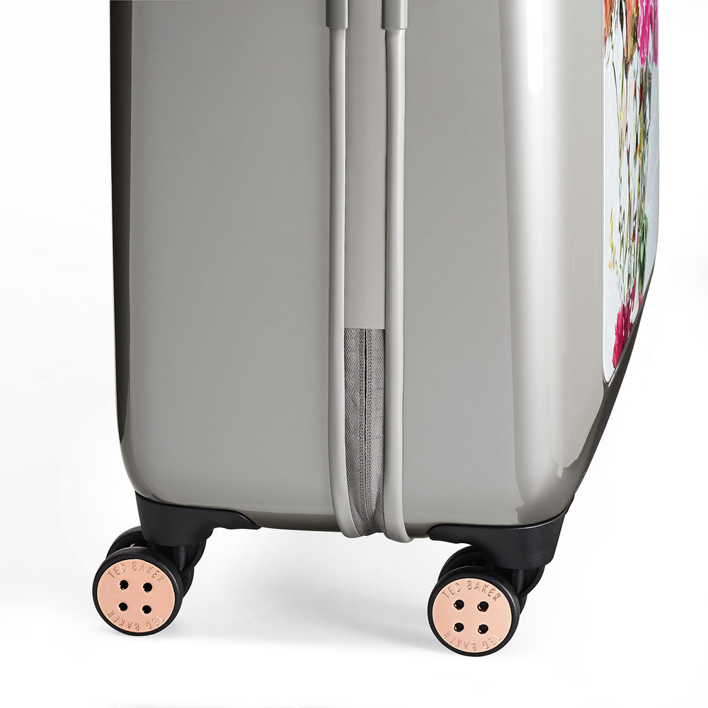 Ted Baker Women's Hardside Lightweight Spinner Luggage ( Water Floral , Checked-Medium 27-Inch ) Water Floral Checked Medium 27 Inch U1