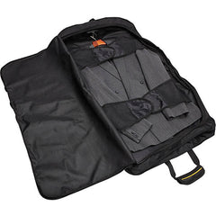 A.Saks Thin Hanging Ballistic Nylon Garment Carrier ( Black/Black , One Size ) Black/Black One Size U3