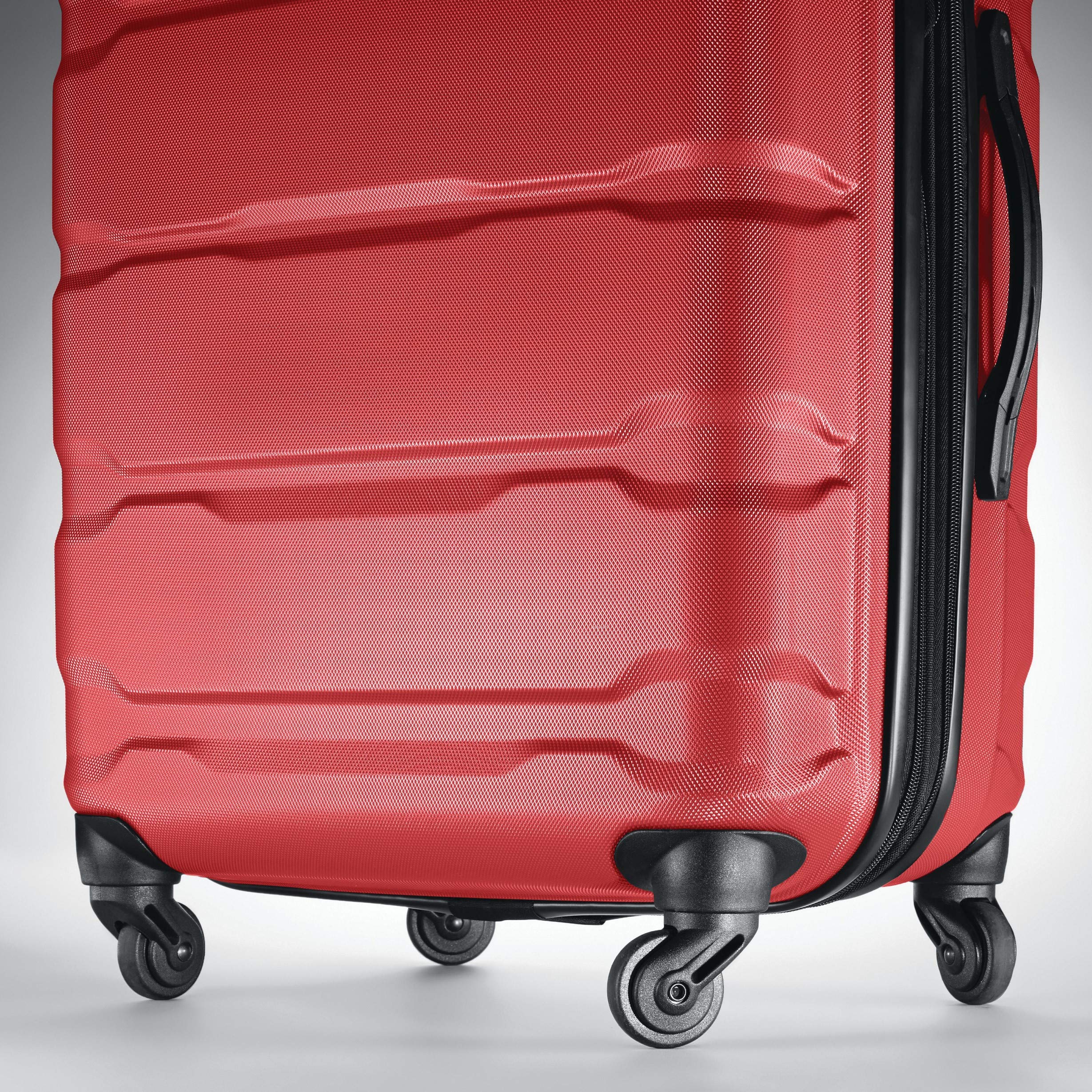 Samsonite Omni Pc Hardside Expandable Luggage with Spinner Wheels Red 3 Piece Set 20 24 28 U1
