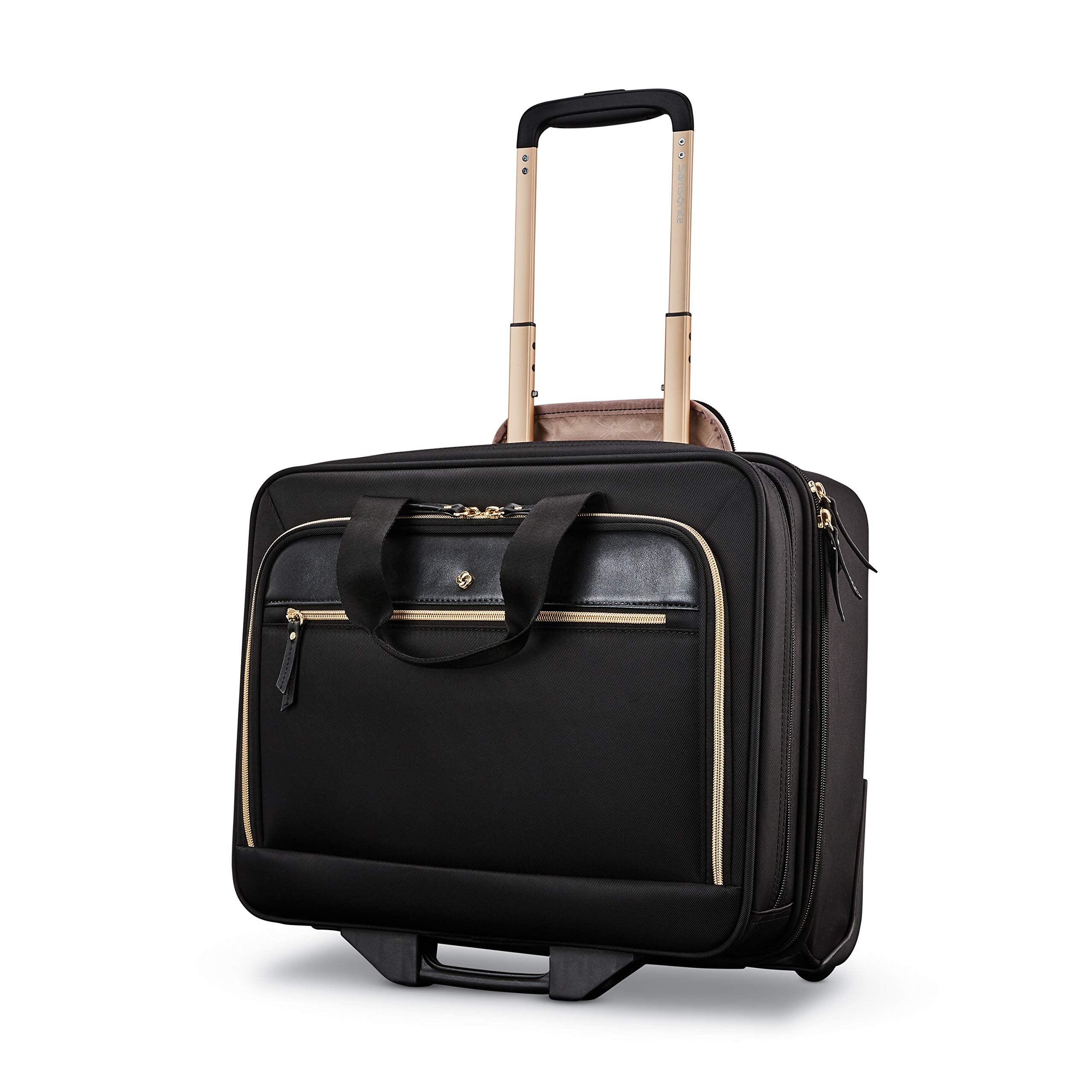 Samsonite Women's Mobile Solution Business ( Black , Upright Wheeled Mobile Office ) Black Upright Wheeled Mobile Office U8