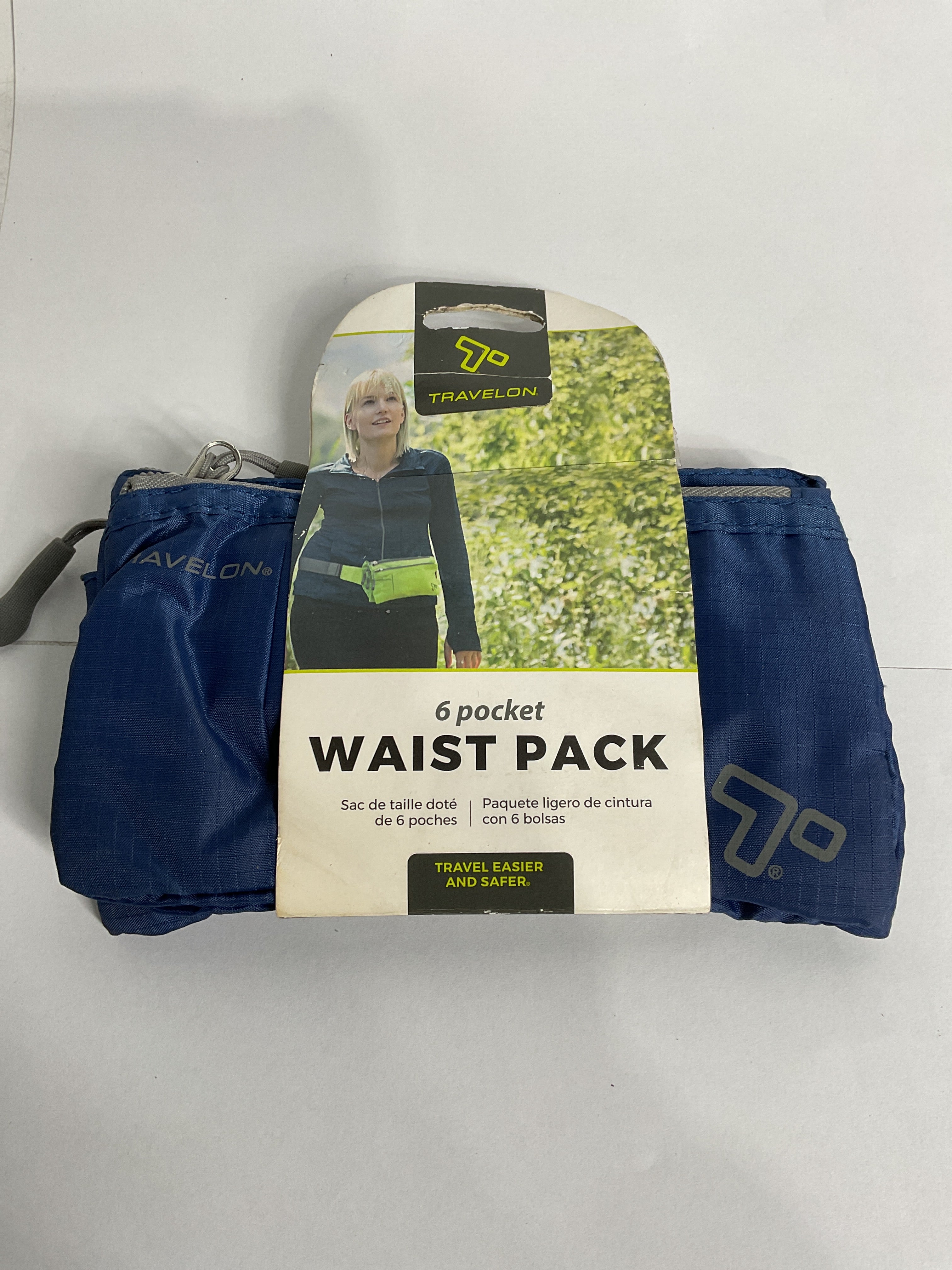 Travelon 6 Pocket Waist Pack, Royal Blue, One Size Royal Blue One Size U1