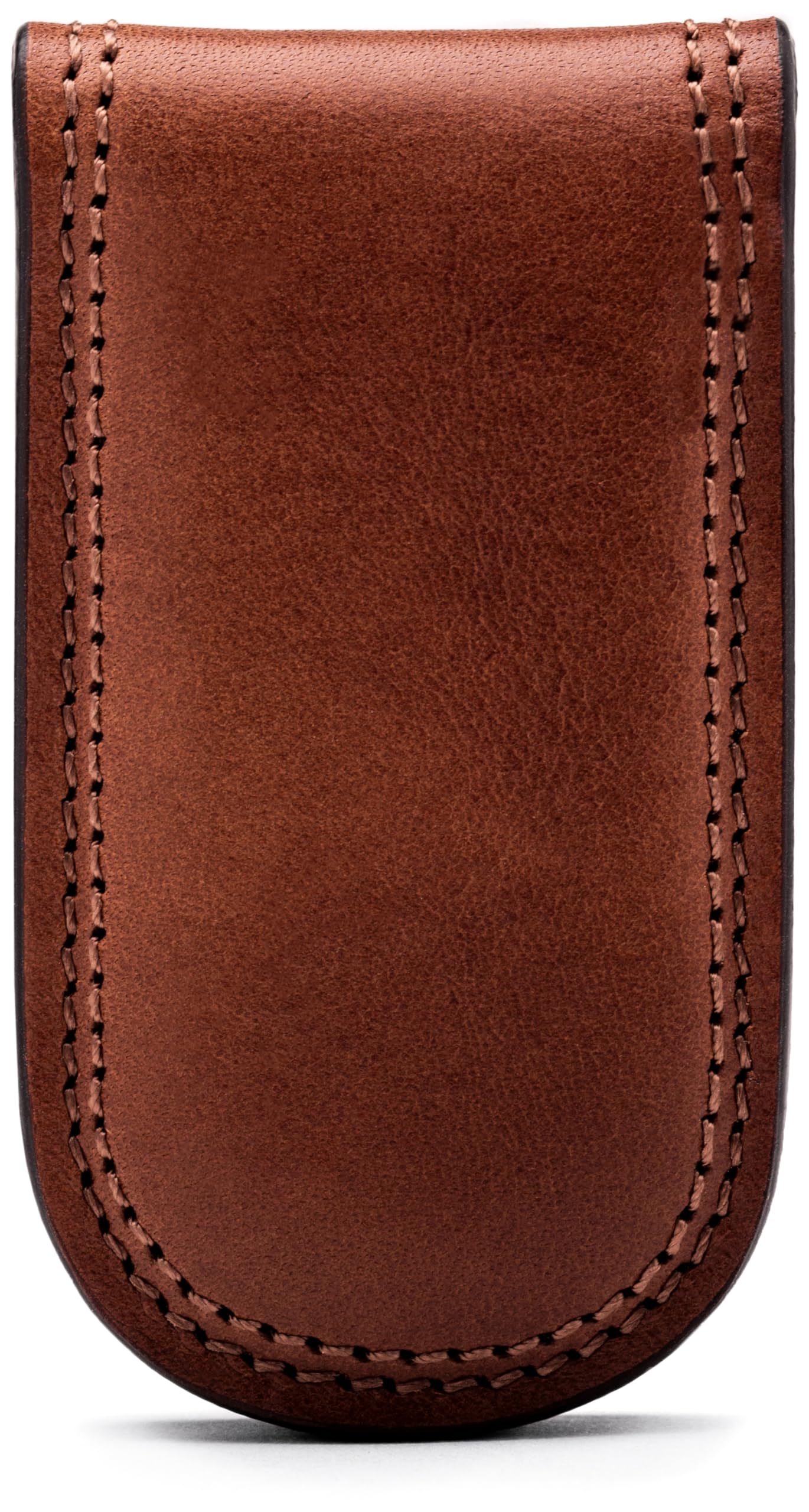 Bosca Dolce Leather Money Clip for Men ( Brown , One Size ) Brown One Size U1