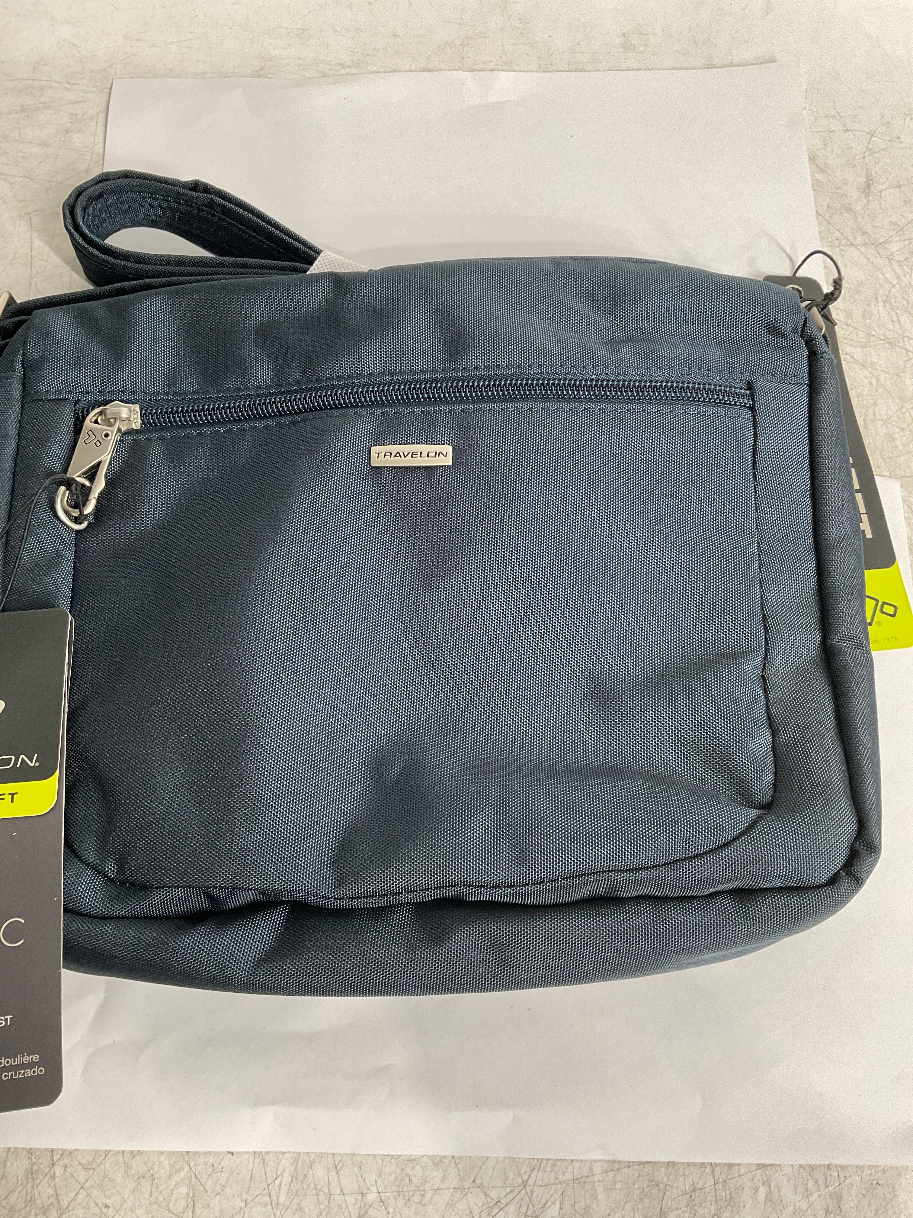 Travelon Anti-Theft Classic Small East/West Crossbody Midnight One Size U2