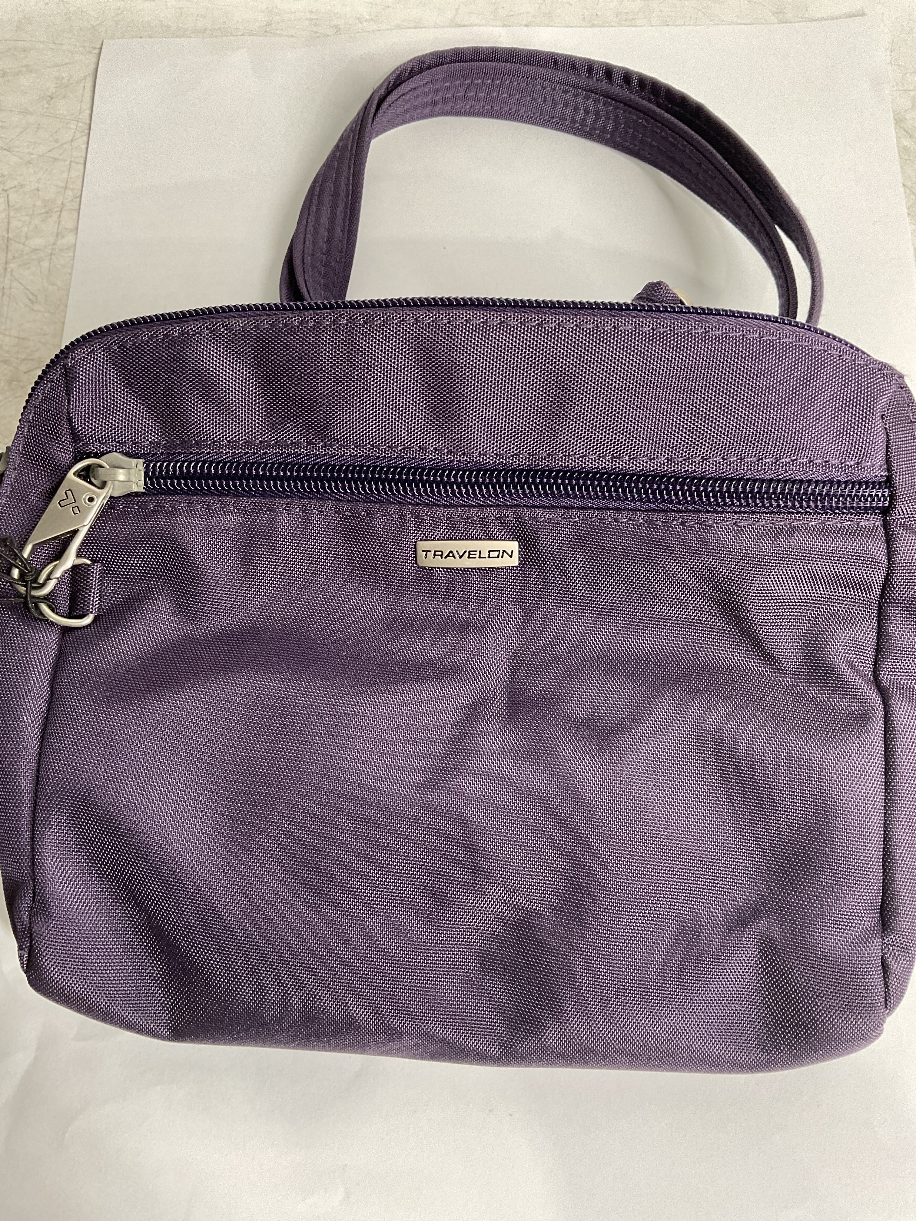 Travelon Anti-Theft Classic Convertible Crossbody & Waist Pack Purple One Size U1