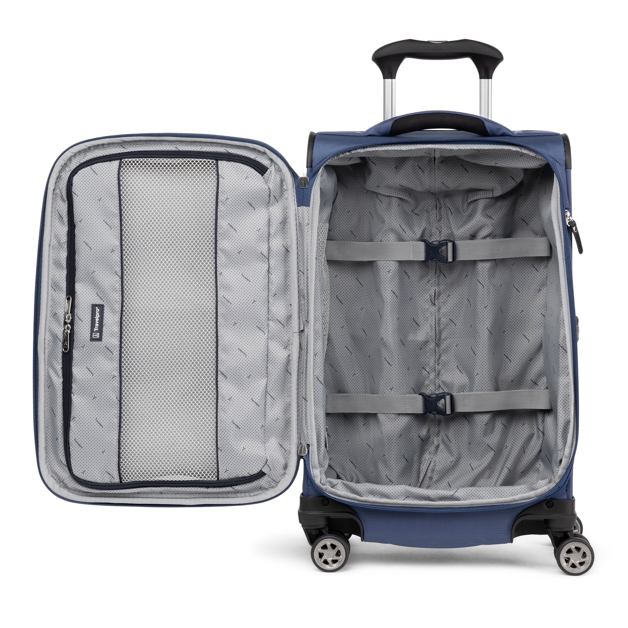 Travelpro Walkabout 6 Compact 20" Softside Carry-On Spinner Luggage with TSA Lock ( Ocean Blue , Compact Carry-on 20-Inch ) Ocean Blue Compact Carry On 20 Inch U1