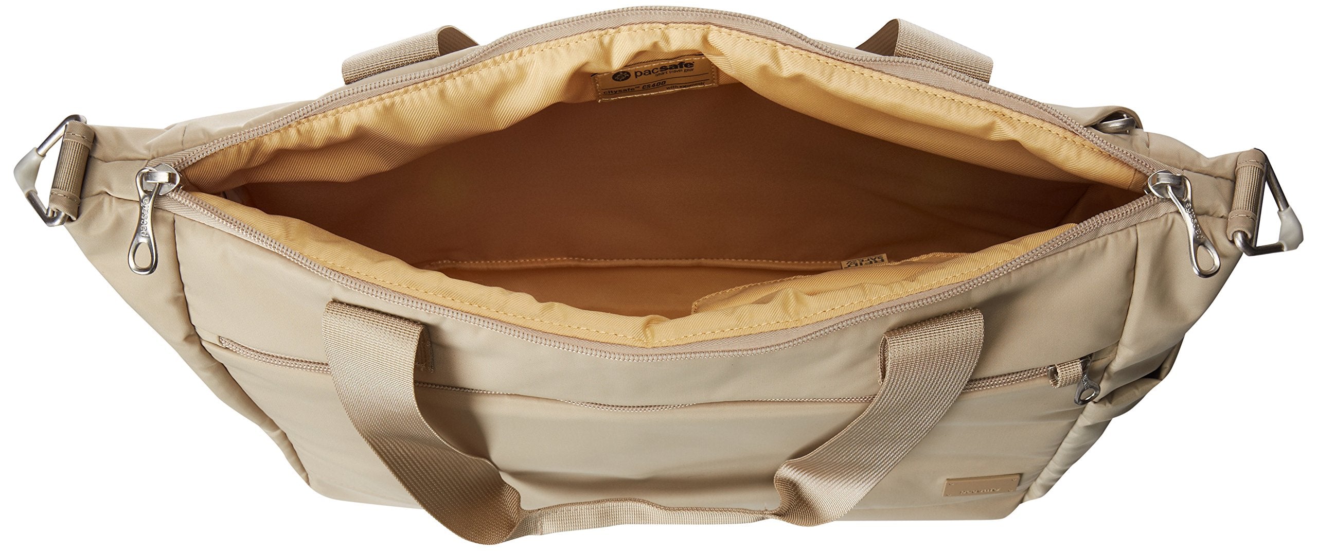 Pacsafe Citysafe CS400 Anti Theft Travel Tote ( Almond , One Size ) Almond One Size U5