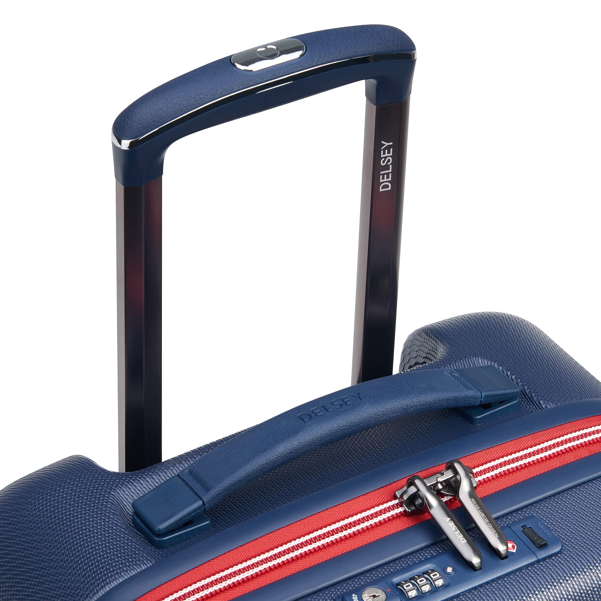 DELSEY Paris Chatelet Air 2.0 Hardside Luggage with Spinner Wheels ( Navy , Carry-on 21 Inch ) Navy Carry On 21 Inch U9