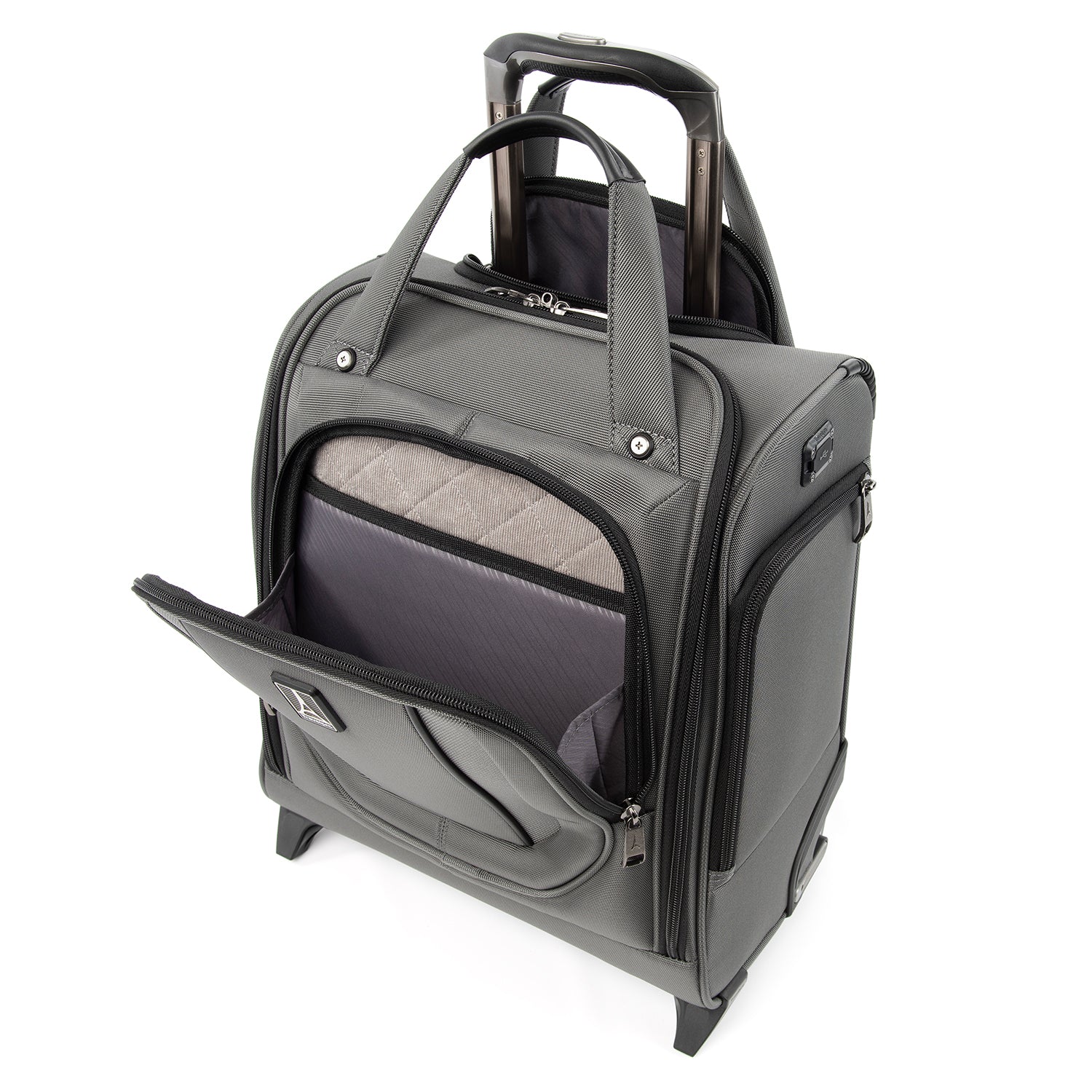 Travelpro Crew Versapack Rolling UnderSeat Carry-On Titanium Grey One Size U2