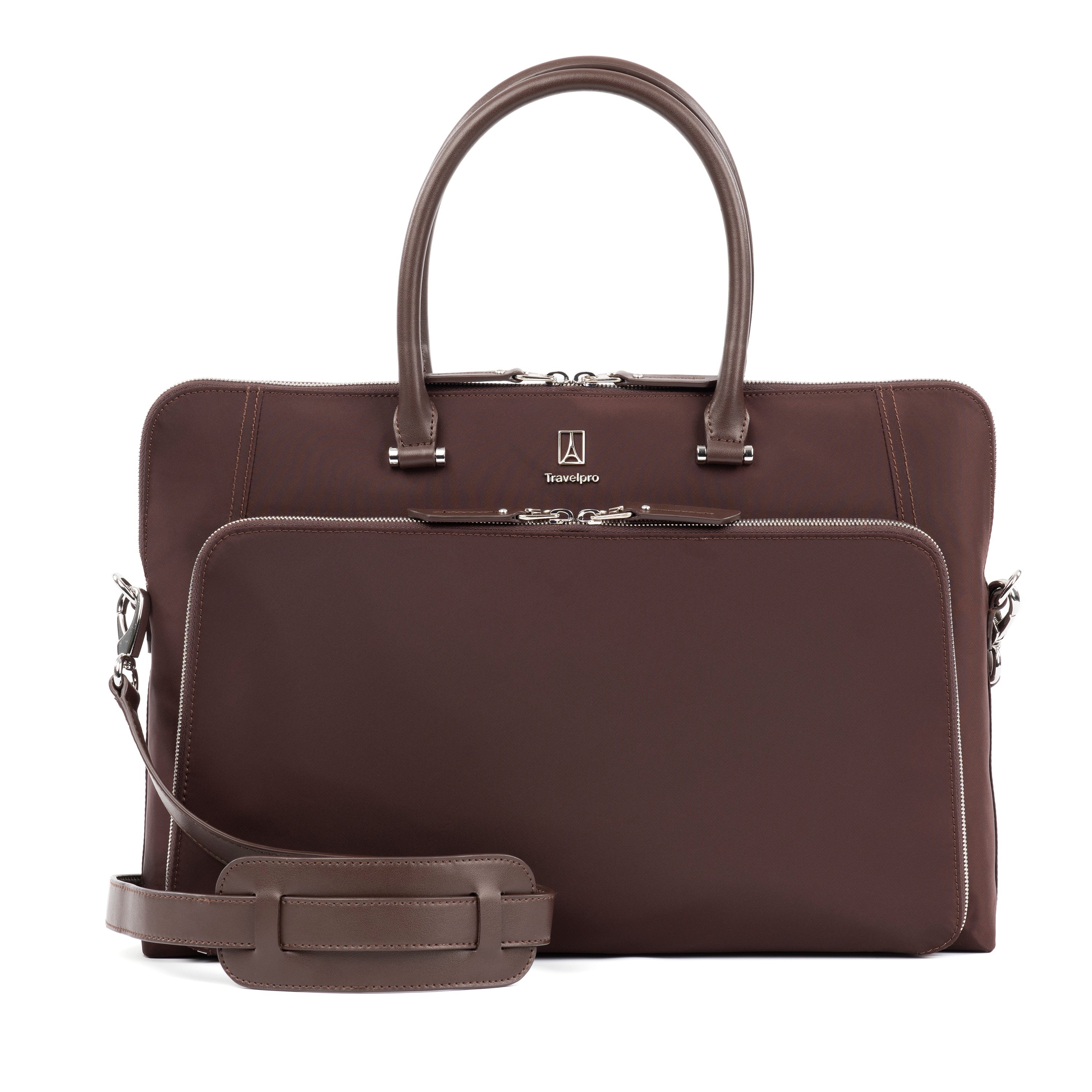 Travelpro Platinum Elite Women's Travel Briefcase, Fits up to 14 Inch Laptop, Work School Travel ( Rich Espresso , One Size ) Rich Espresso One Size U1