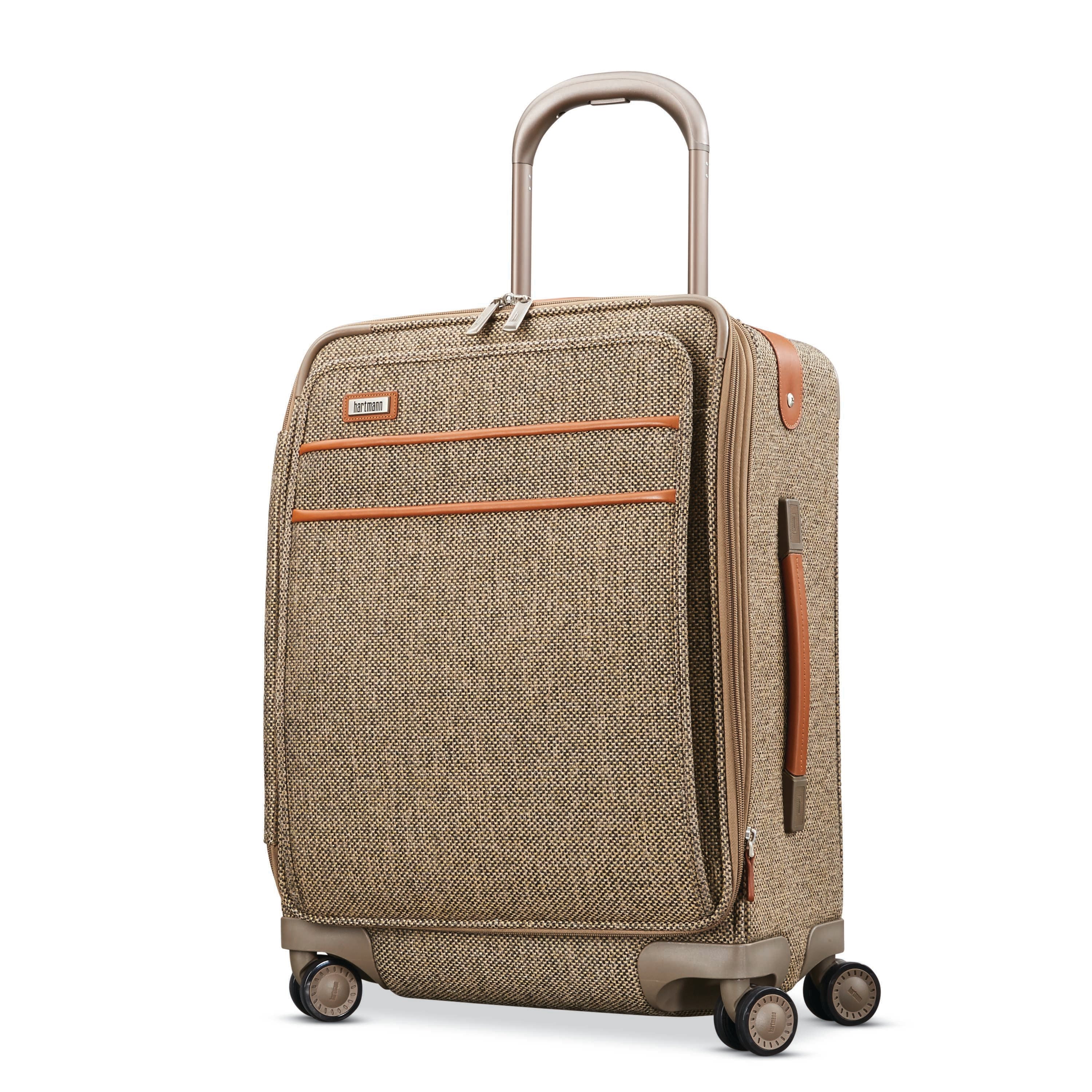 Hartmann Tweed Legend Domestic Carry On Expandable Spinner Natural Tweed  U1