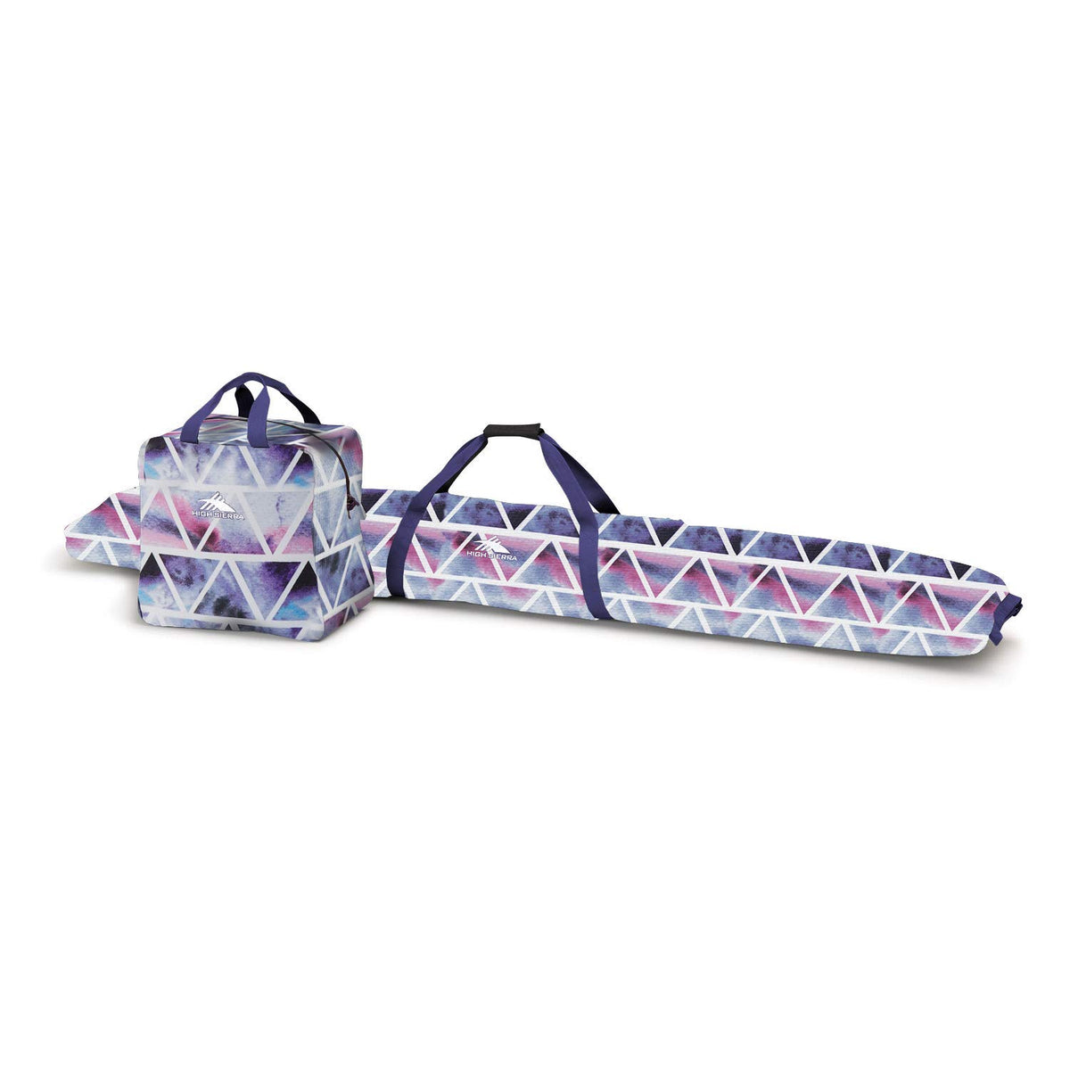 High Sierra Ski Bag & Sku Boot Bag Combo (Dreamscape/Purple Smoke/White) Dreamscape/Purple Smoke/White One Size U2