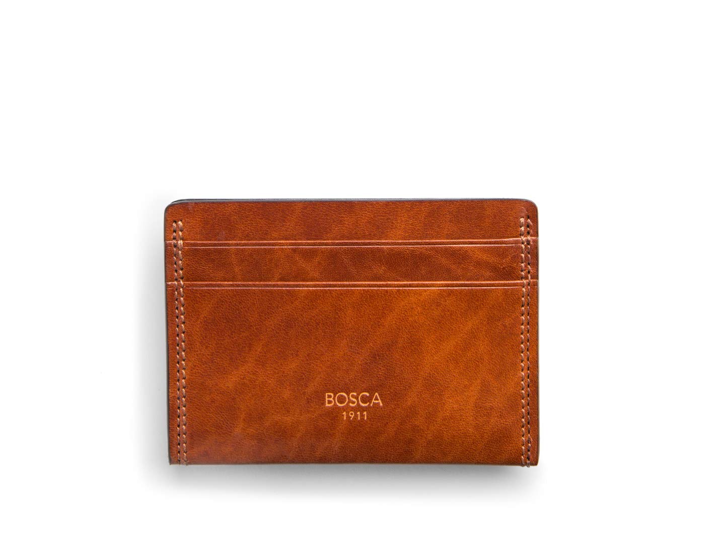 Bosca Mens Dolce Collection - Weekend Wallet ( Amber , One Size ) Amber One Size U3