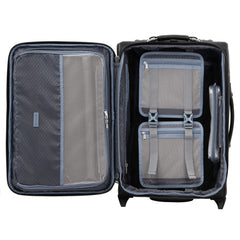 Travelpro Platinum Elite Softside Expandable Luggage, 2 Wheel Upright Suitcase, USB Port, Men and Women ( Shadow Black , Carry-On 22-Inch ) Shadow Black Carry On 22 Inch U8