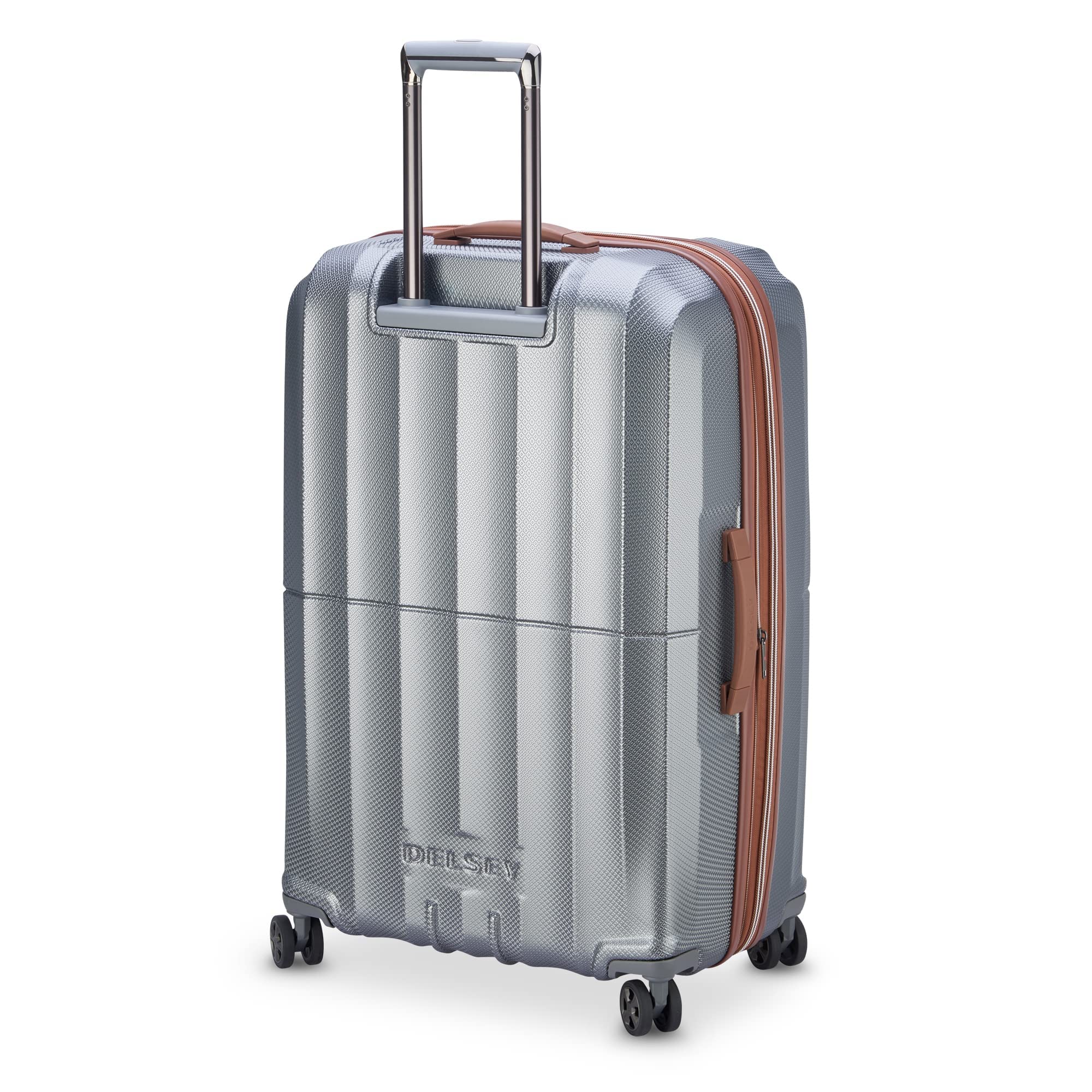 Delsey Paris Carrousel 28" Expandable Carry-On Spinner ( Platinum , Checked-Large 28 Inch ) Platinum Checked Large 28 Inch U8