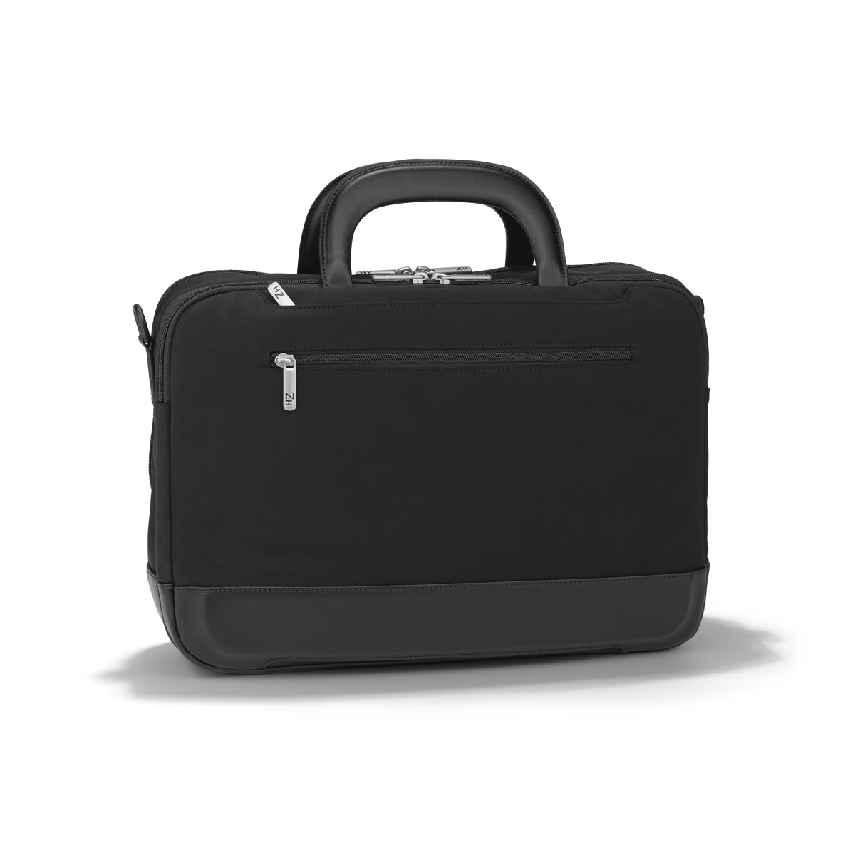 ZERO Halliburton The Journal Nylon Lightweight Briefcase ( Black , Expandable Briefcase ) Black Expandable Briefcase U1