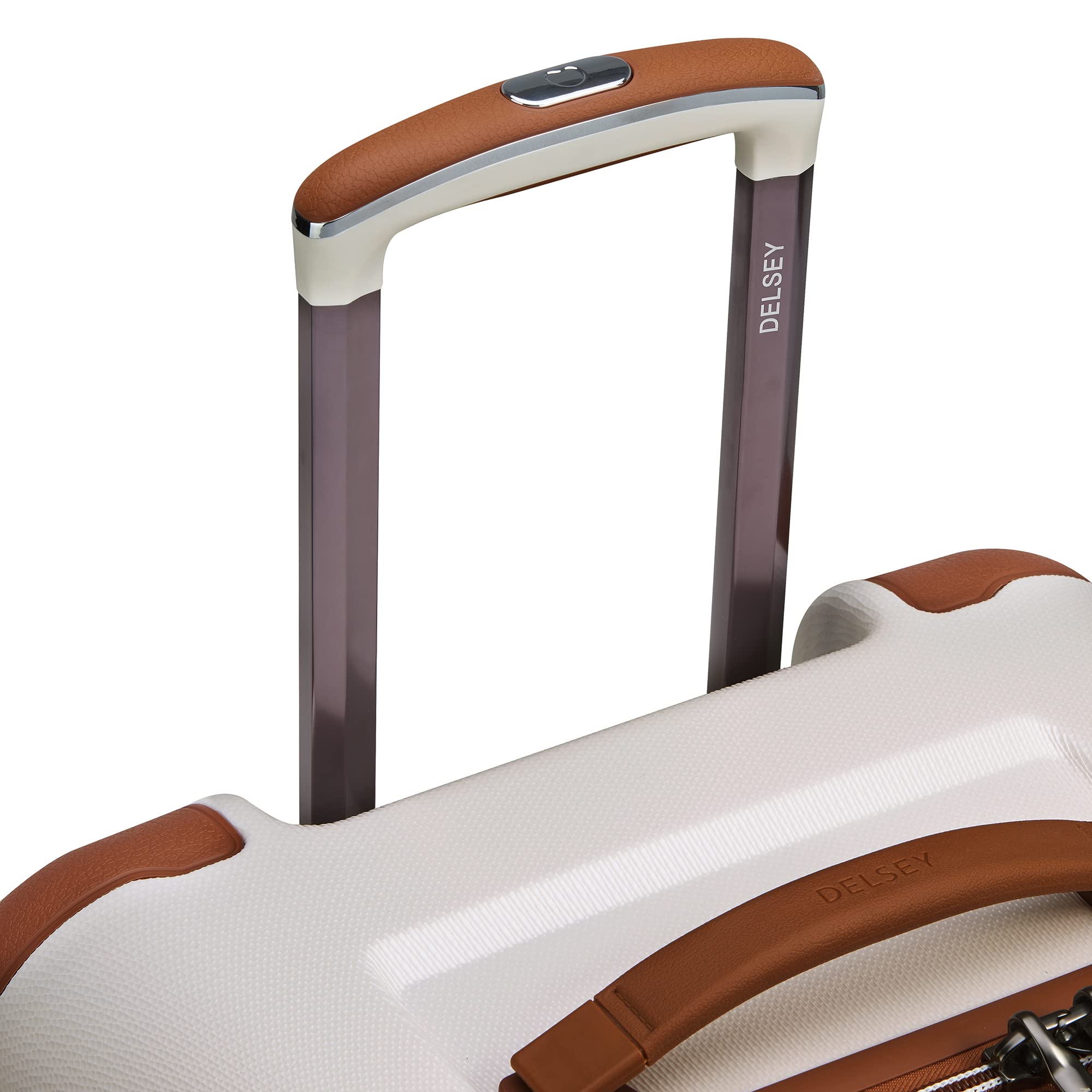 DELSEY Paris Chatelet Air 2.0 Hardside Luggage with Spinner Wheels ( Angora , Checked-26 Inch Trunk ) Angora Checked 26 Inch Trunk U7