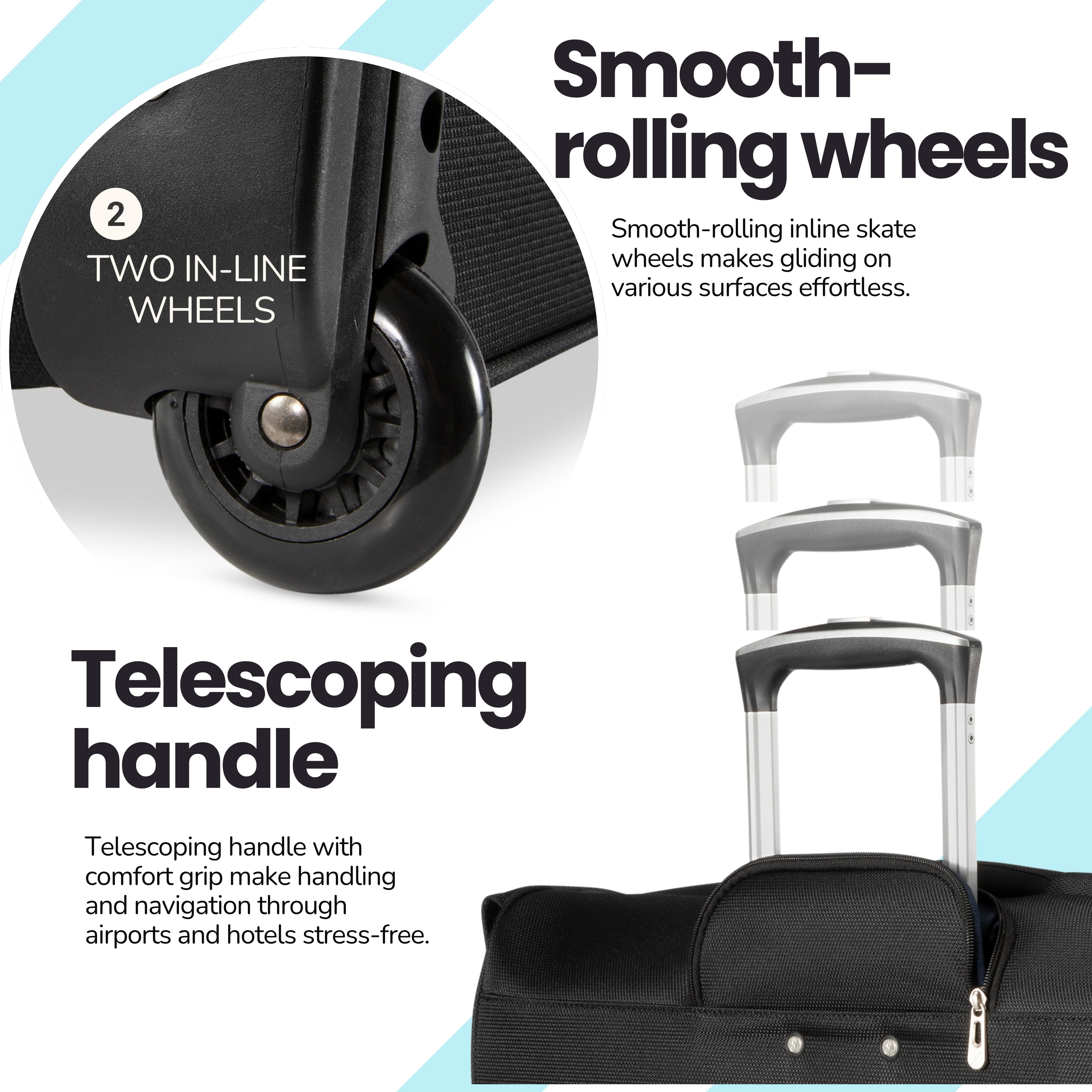 Skyway Sigma 7.0 Rolling Garment Bag – Wrinkle-Free Suit Bag with Wheels, Durable Travel Bag for Suits, Dresses & Garment Organization   U1