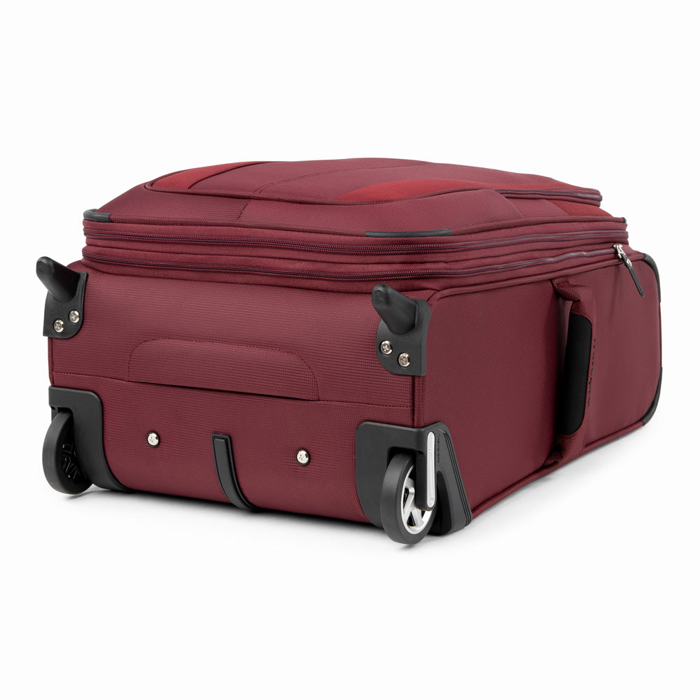Travelpro Maxlite 5 Softside Expandable Upright 2 Wheel Luggage, Lightweight Suitcase, Men and Women Burgundy Carry On 22 Inch U18