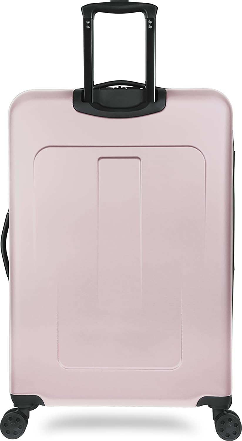 TOTAL TRAVELWARE Passage Expandable Hardside Spinner ( Pink , Checked Large 28-Inch ) Pink Checked Large 28 Inch U1