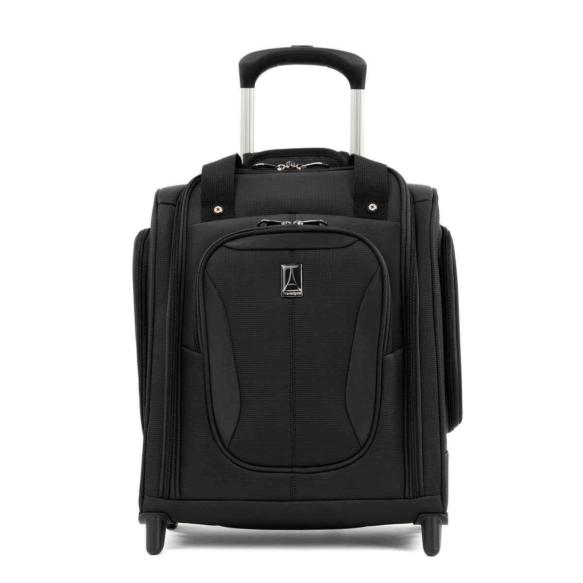 Travelpro Tourlite Softside Lightweight Rolling Underseat Compact Carry-On Upright 2 Wheel Bag, Men and Women, 15-Inch ( Black , One Size ) Black One Size U33