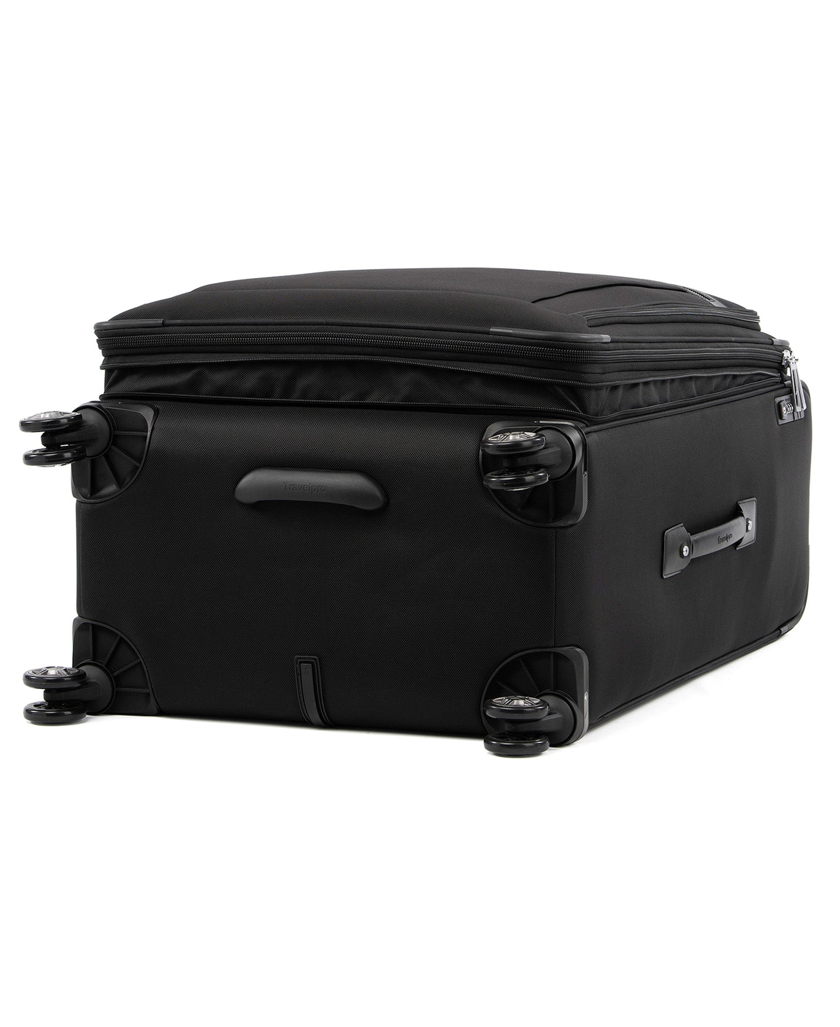 Travelpro Platinum Elite Softside Expandable Checked Luggage, 8 Wheel Spinner Large Suitcase, TSA Lock, Men and Women, Checked Large 29-Inch ( Shadow Black , Checked-Large 29-Inch ) Shadow Black Checked Large 29 Inch U17