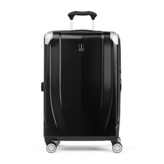 Travelpro Pathways 3 Hardside Expandable Luggage, 8 Spinner Wheels, Lightweight Hard Shell Suitcase, Checked Medium 25 Inch ( Black Knight , Checked Medium 25 Inch ) Black Knight Checked Medium 25 Inch U3