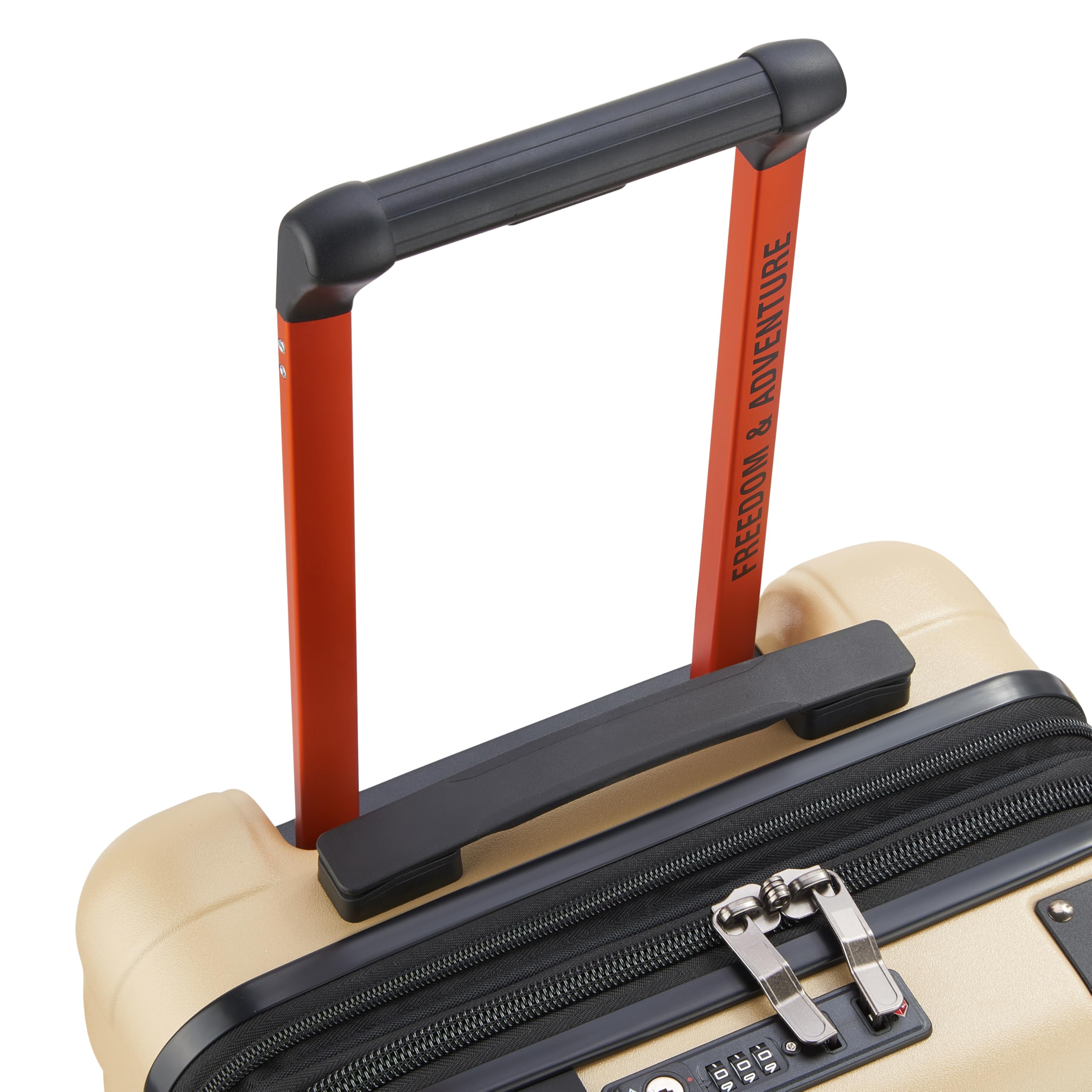 Jeep JH002B Hardside Expandable Luggage with Spinner Wheels ( Warm Sand , Carry-On 19 Inch ) Warm Sand Carry On 19 Inch U1