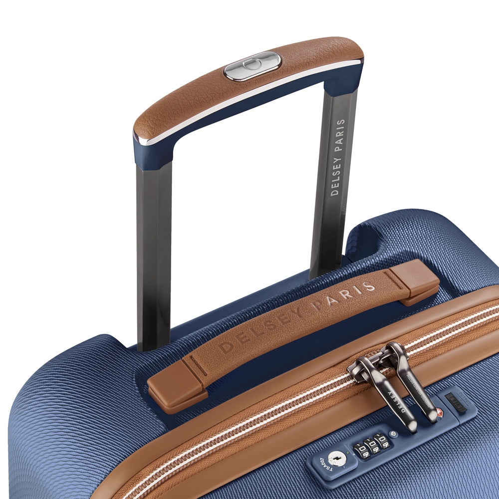 DELSEY Paris Chatelet Air 2.0 Hardside Luggage with Spinner Wheels ( Navy Blue , Carry-on 20 Inch ) Navy Blue Carry On 20 Inch U6