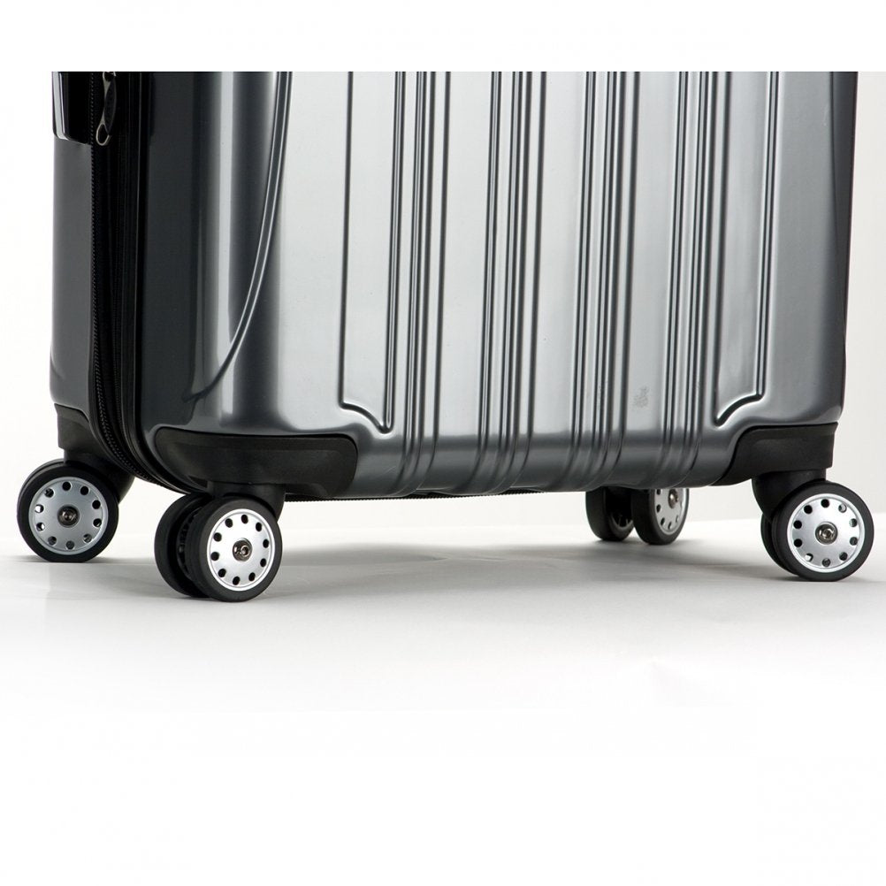 DELSEY Paris Helium Aero Hardside Expandable Luggage with Spinner Wheels ( Black , Carry-On 19 Inch ) Black Carry On 19 Inch U10