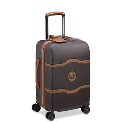 DELSEY Paris Chatelet Air 2.0 Hardside Luggage with Spinner Wheels ( Chocolate Brown , Carry-on 19 Inch ) Chocolate Brown Carry On 19 Inch U7
