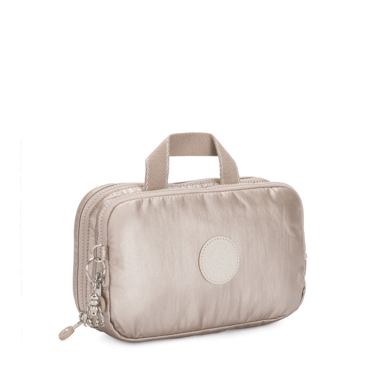 Kipling Jaconita Toiletry Bag ( Metallic Glow , One Size ) Metallic Glow One Size U1