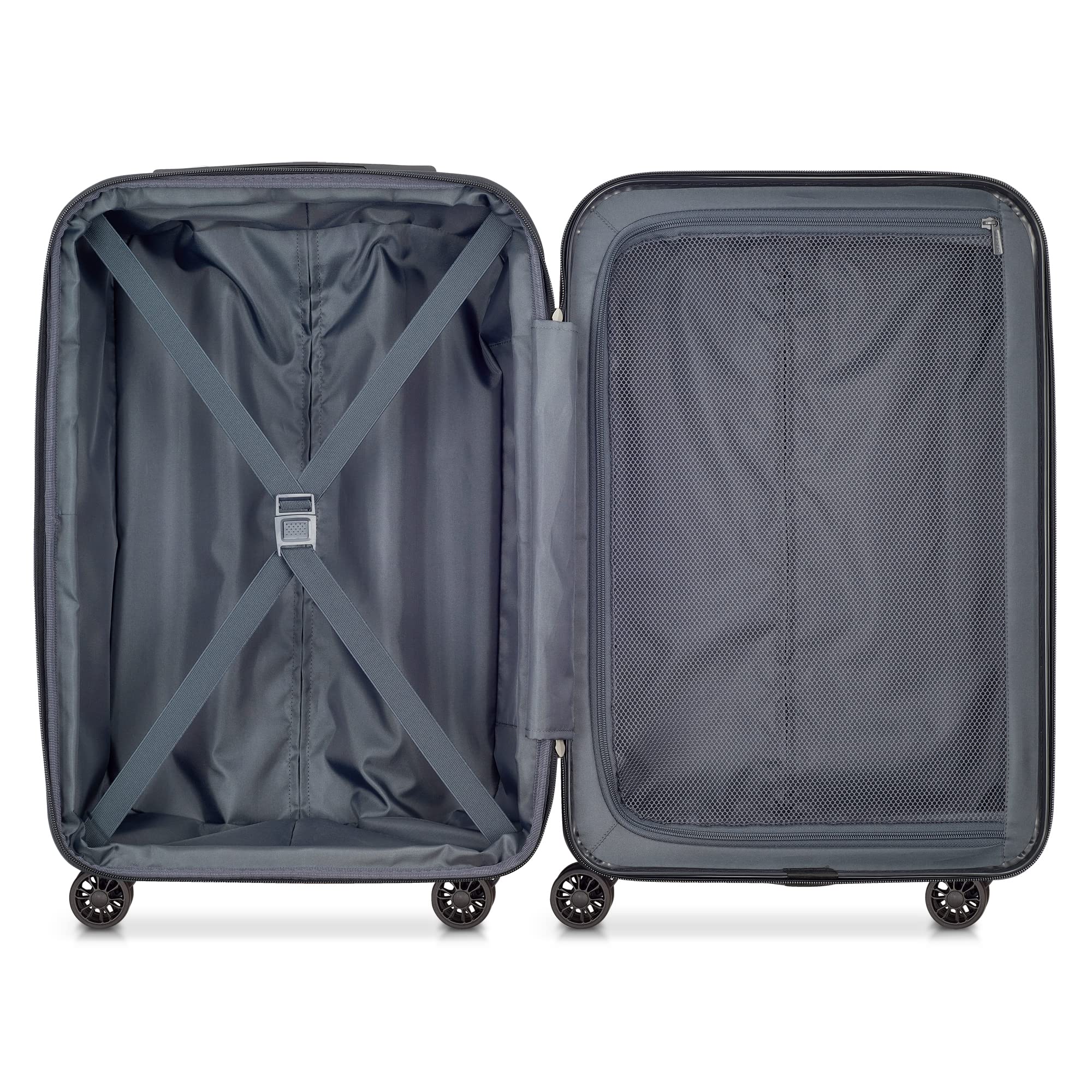 DELSEY Paris Helium Aero Hardside Expandable Luggage with Spinner Wheels ( Black , Carry-On 21 Inch ) Black Carry On 21 Inch U28