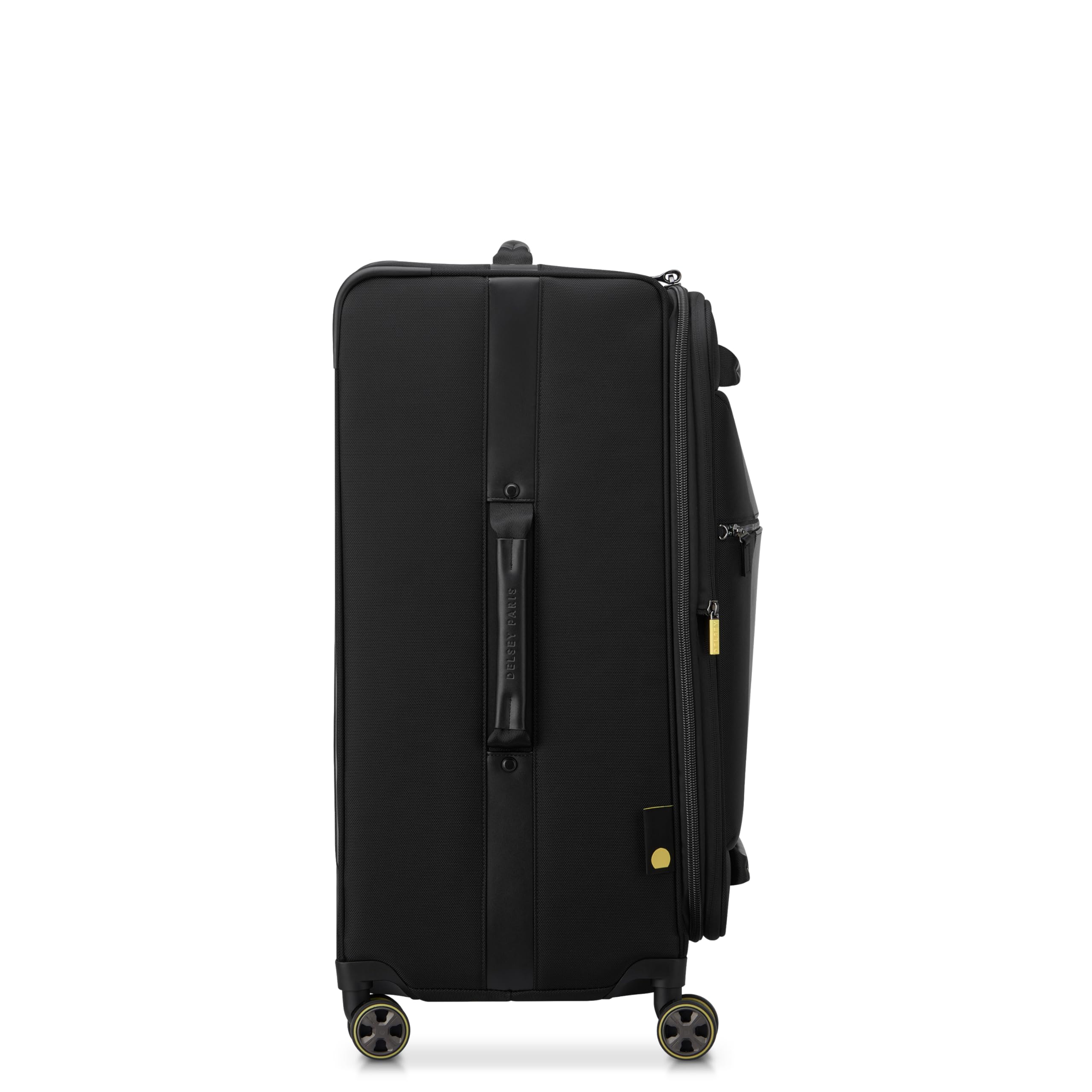 DELSEY Paris Wagram Softside Expandable Luggage with Spinner Wheels ( Black , Checked 26 Inch Trunk ) Black Checked 26 Inch Trunk U1