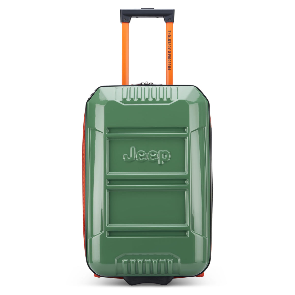 Jeep JH003B Hardside Expandable Luggage with Two Wheels ( Elm Green , Carry-On 21 Inch ) Elm Green Carry On 21 Inch U1