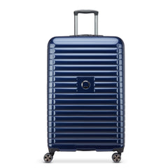DELSEY PARIS Cruise 3.0 Hardside Expandable Luggage with Spinner Wheels, Checked-Large 28 Inch ( Deep Sea Navy , Checked-Large 28 Inch ) Deep Sea Navy Checked Large 28 Inch U1