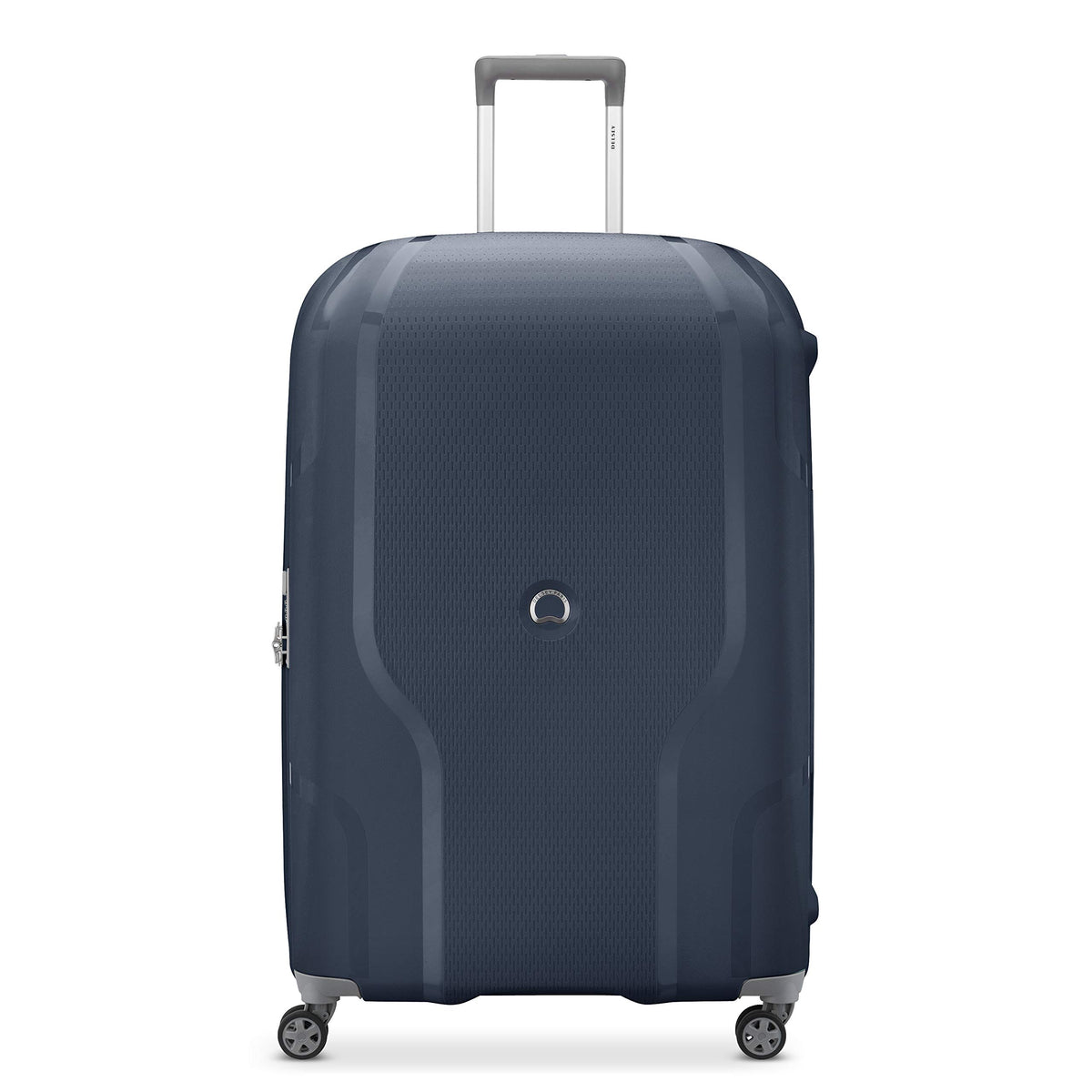 DELSEY Paris Clavel Hardside Expandable Luggage with Spinner Wheels ( BLUE JEAN , Checked-Large 30 Inch ) BLUE JEAN Checked Large 30 Inch U6